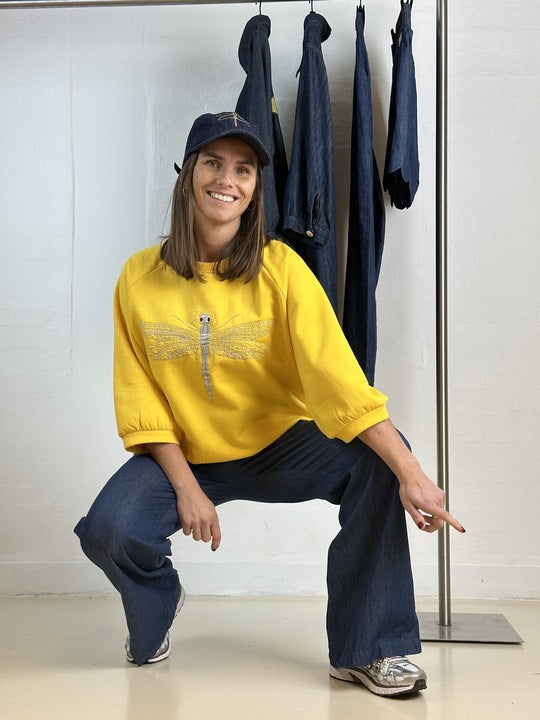 Gaspar 2601344 Fanø swetshirt yellow