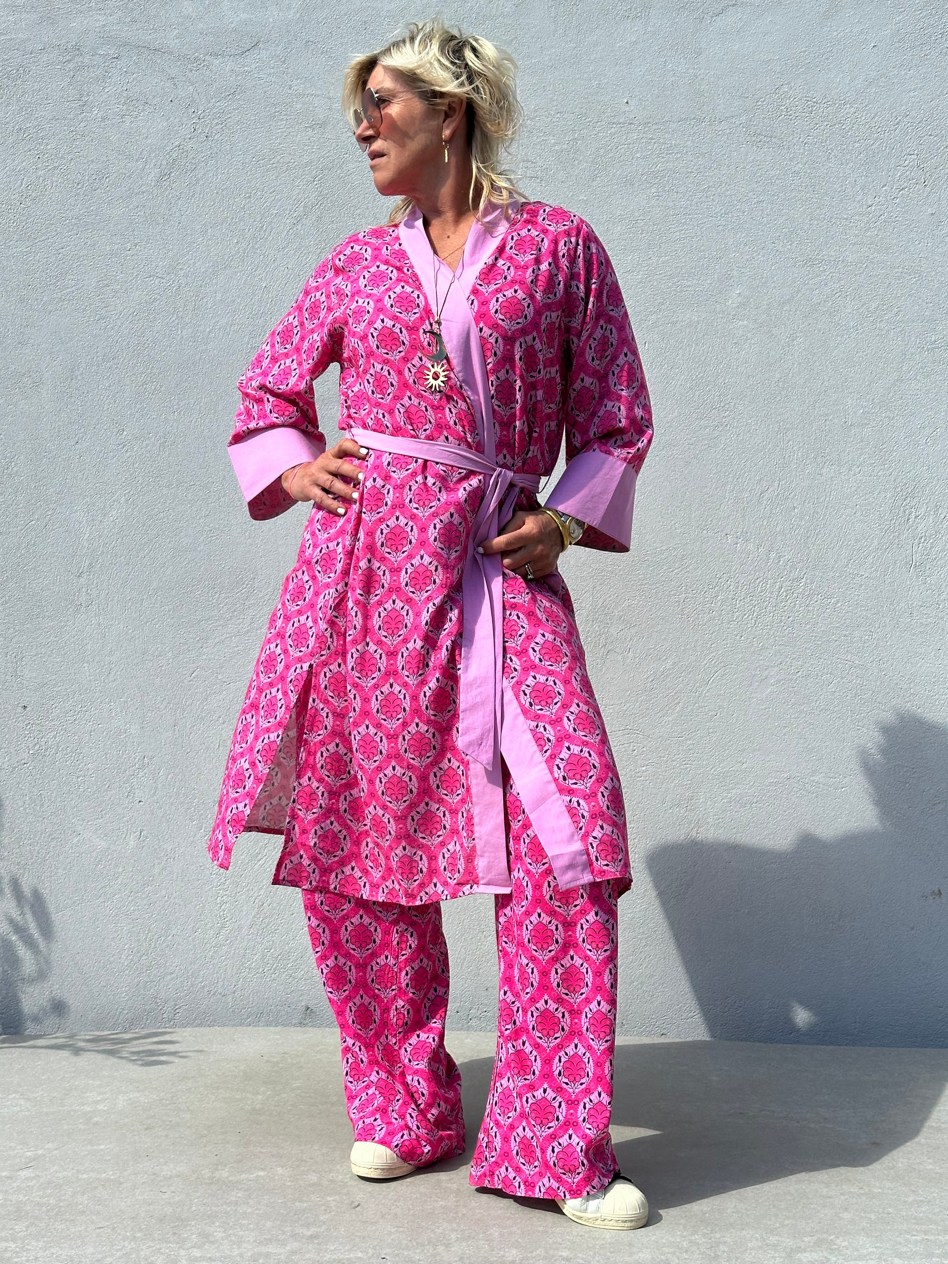 Gaspar 2601501 Yolo kimono pink