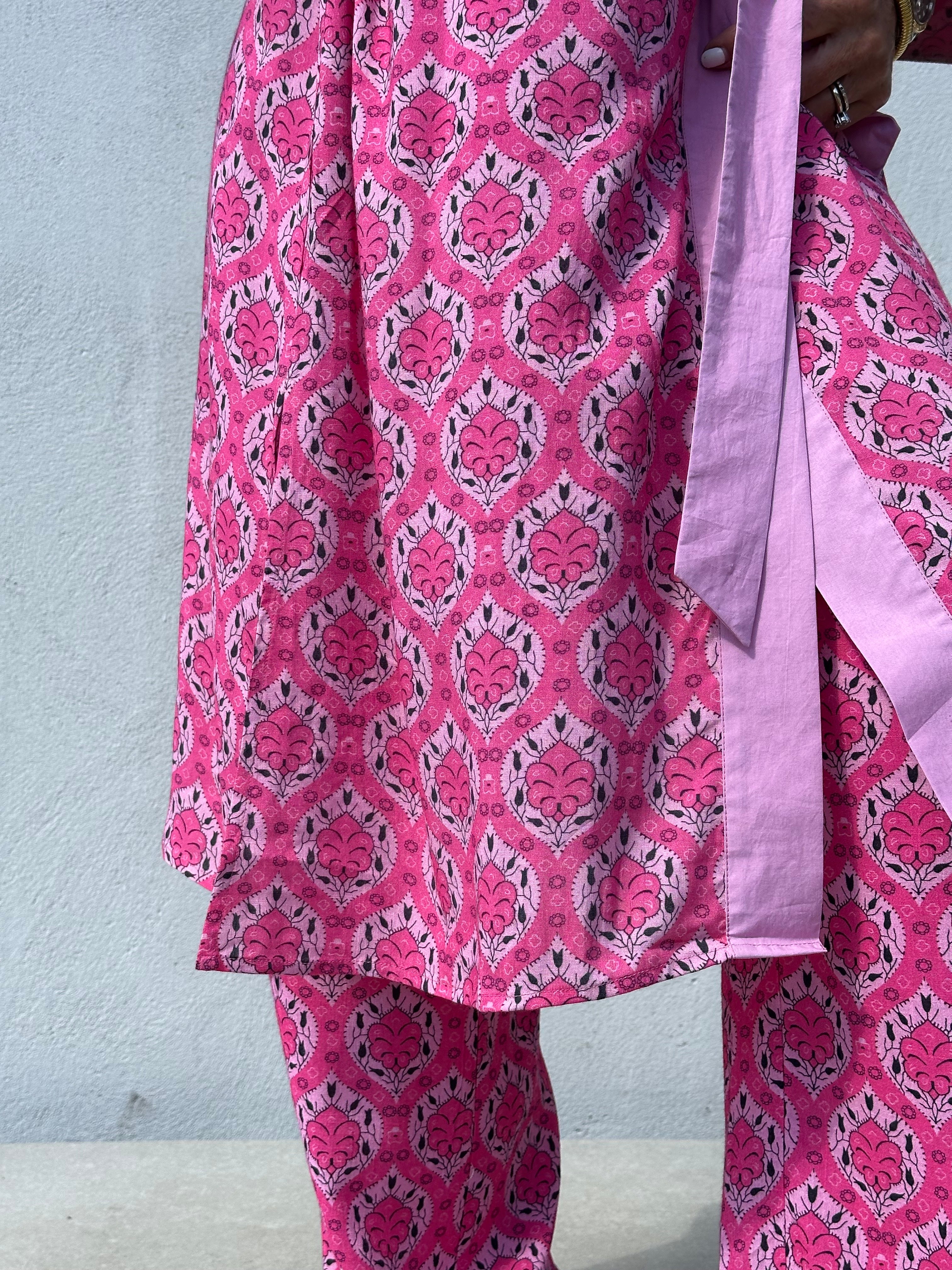 Gaspar 2601501 Yolo kimono pink