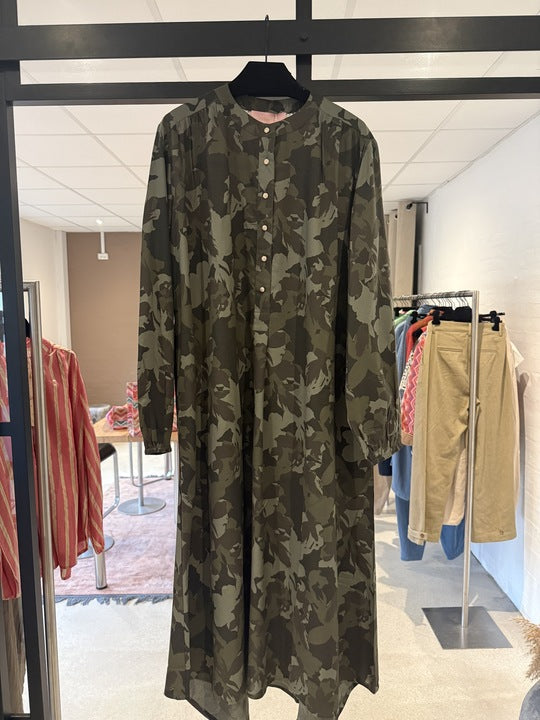 Gaspar 2601700 Luna camo dress green