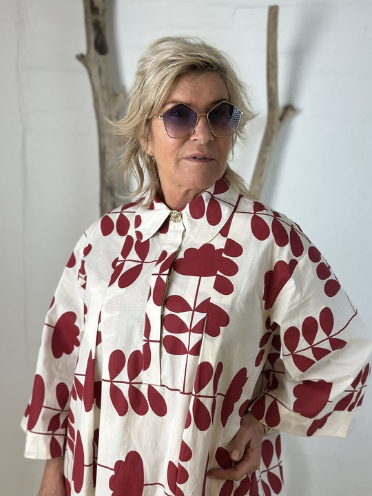 Gaspar 2601701 Bombay print dress