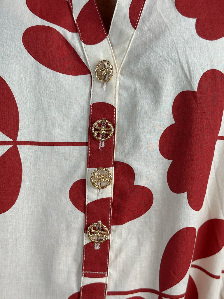 Gaspar 2601705 Mumbai print dress off