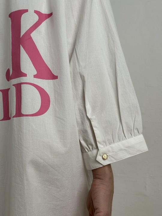 Gaspar 2601708 Malmø skjortekjole white