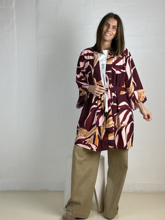 Gaspar 2601711 Yolo kimono bordeaux