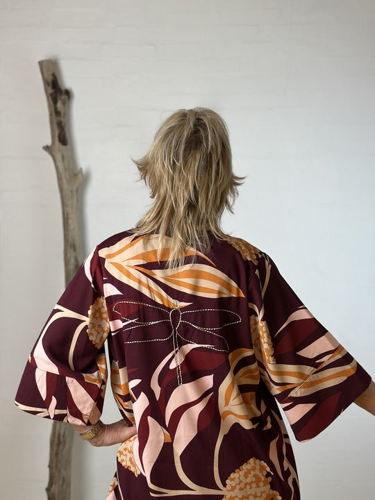 Gaspar 2601711 Yolo kimono bordeaux