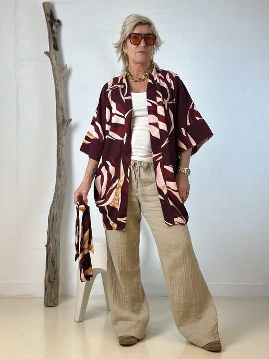 Gaspar 2601711 Yolo kimono bordeaux