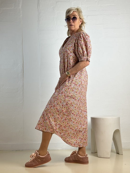 Gaspar 2601712 Tunø dress flower rose