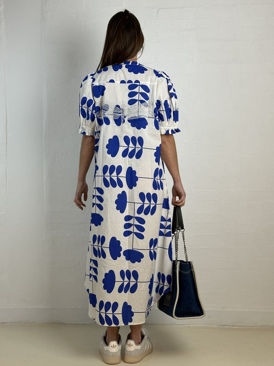 Gaspar 2601717 Tunø dress print royal