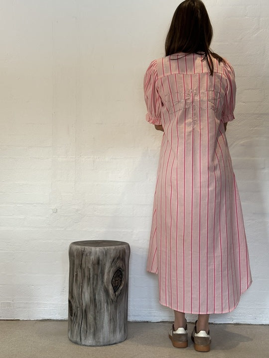 Gaspar 2601719 Tunø dress stripe rose