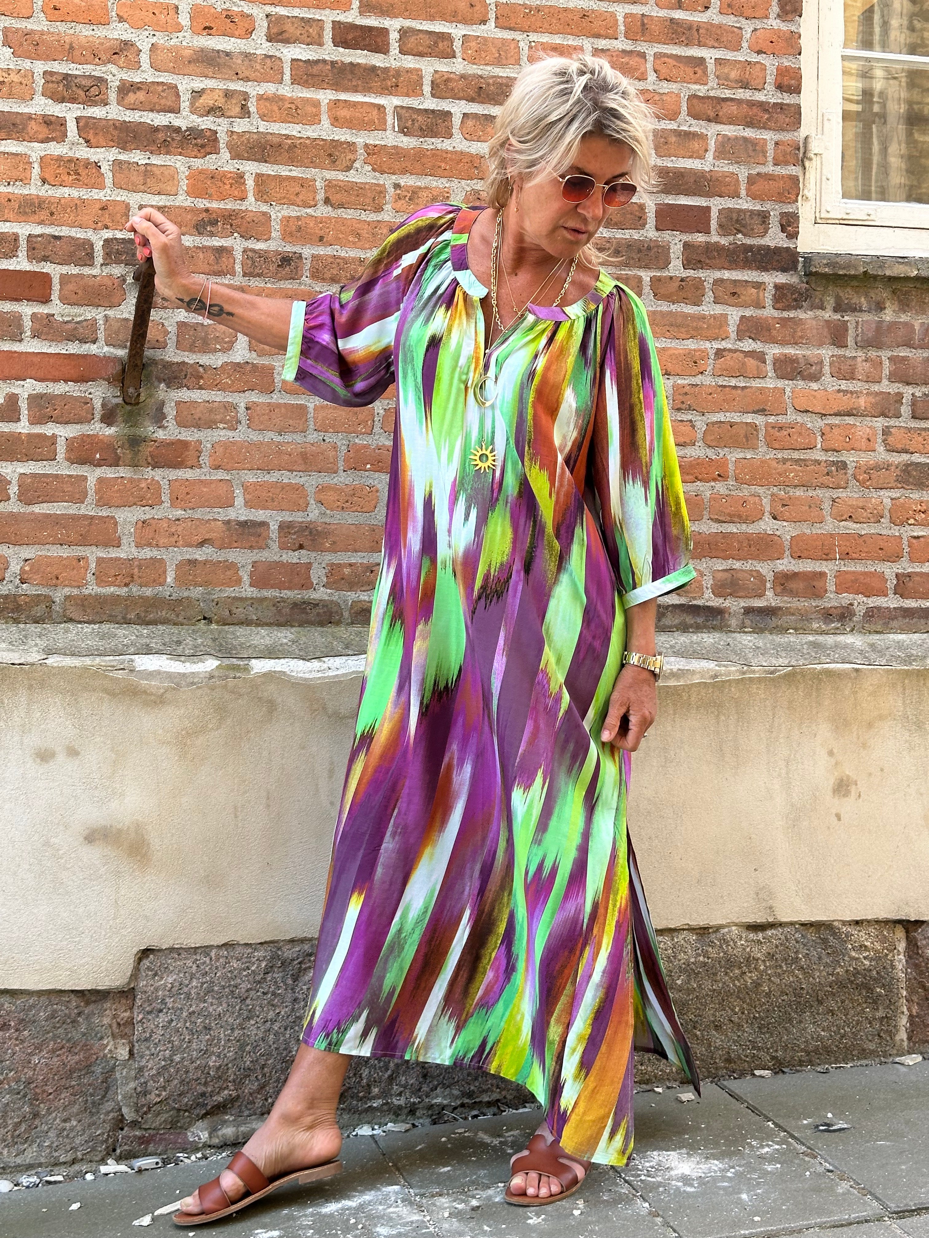 Gaspar 2601777 Athen dress print multi