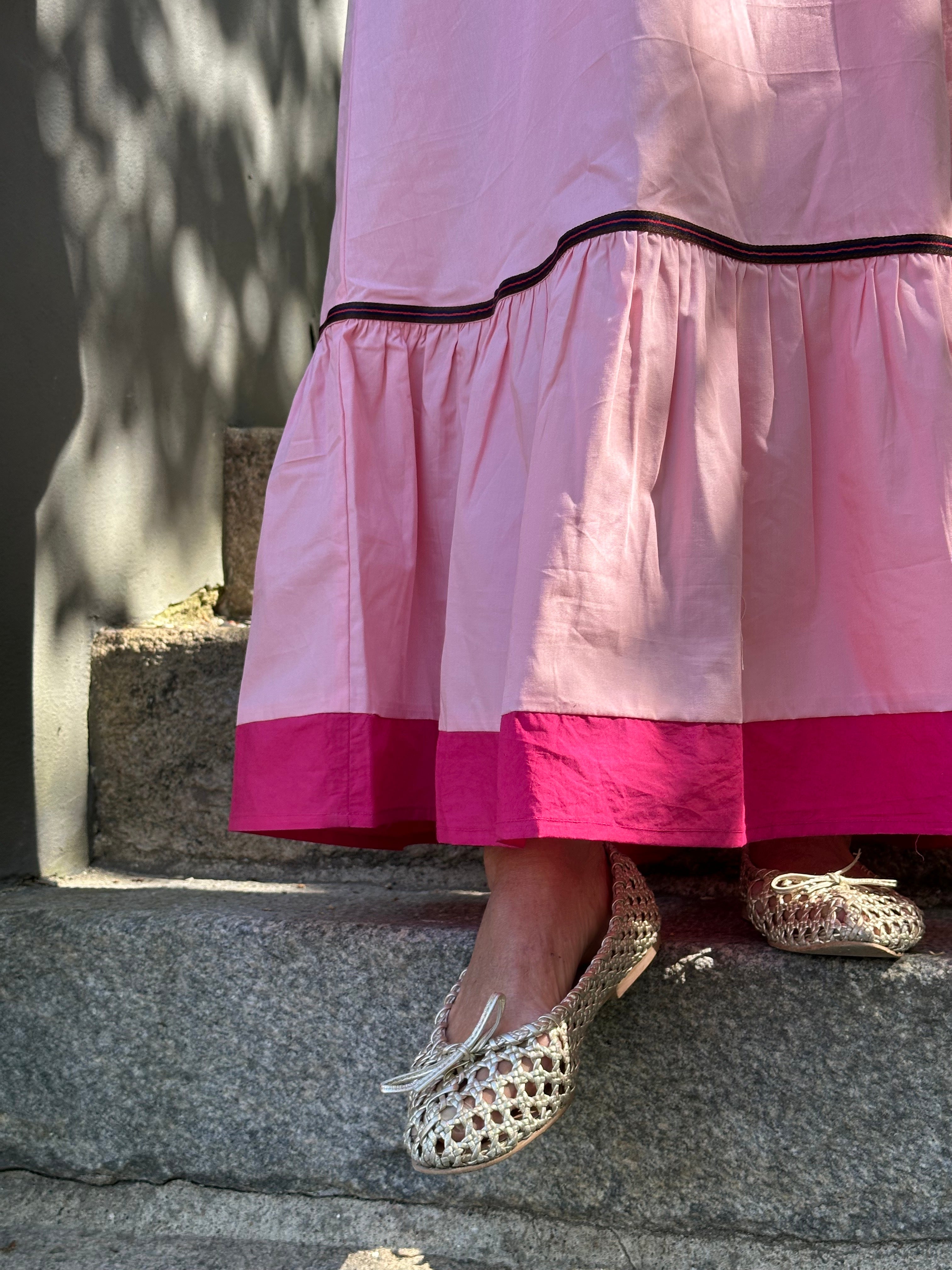 Gaspar 2601788 Genova summer dress rose