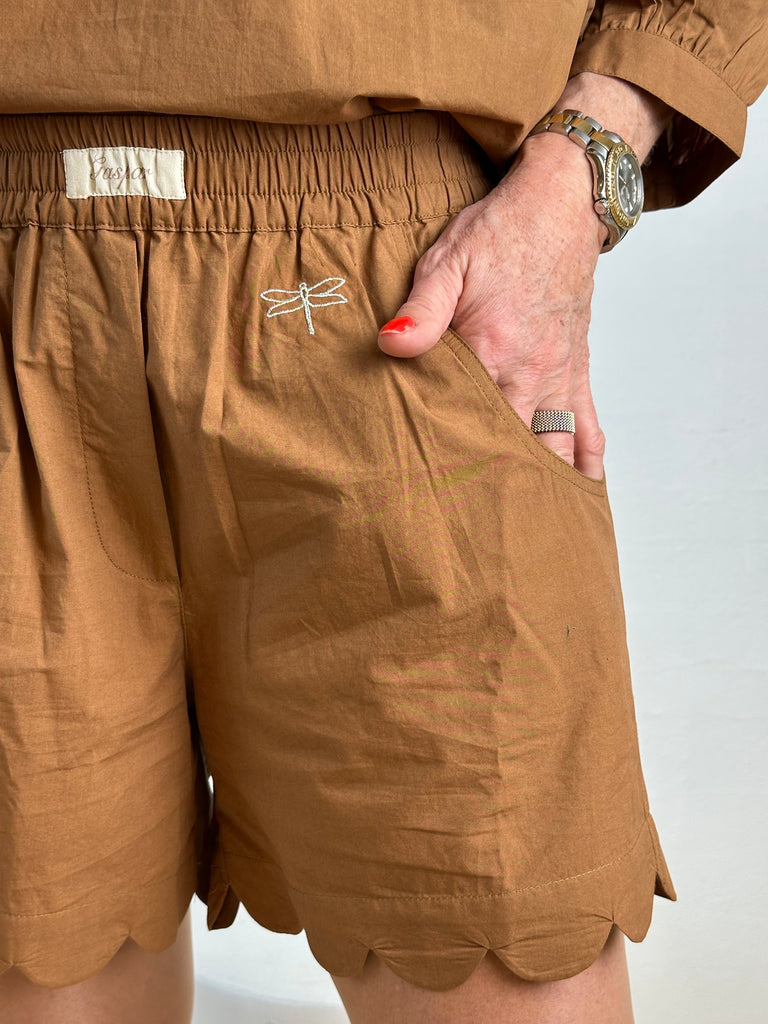 Gaspar 2601904 Honolulu shorts poplin nougat