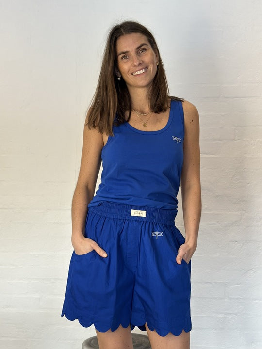 Gaspar 2601904 Honolulu shorts poplin royal