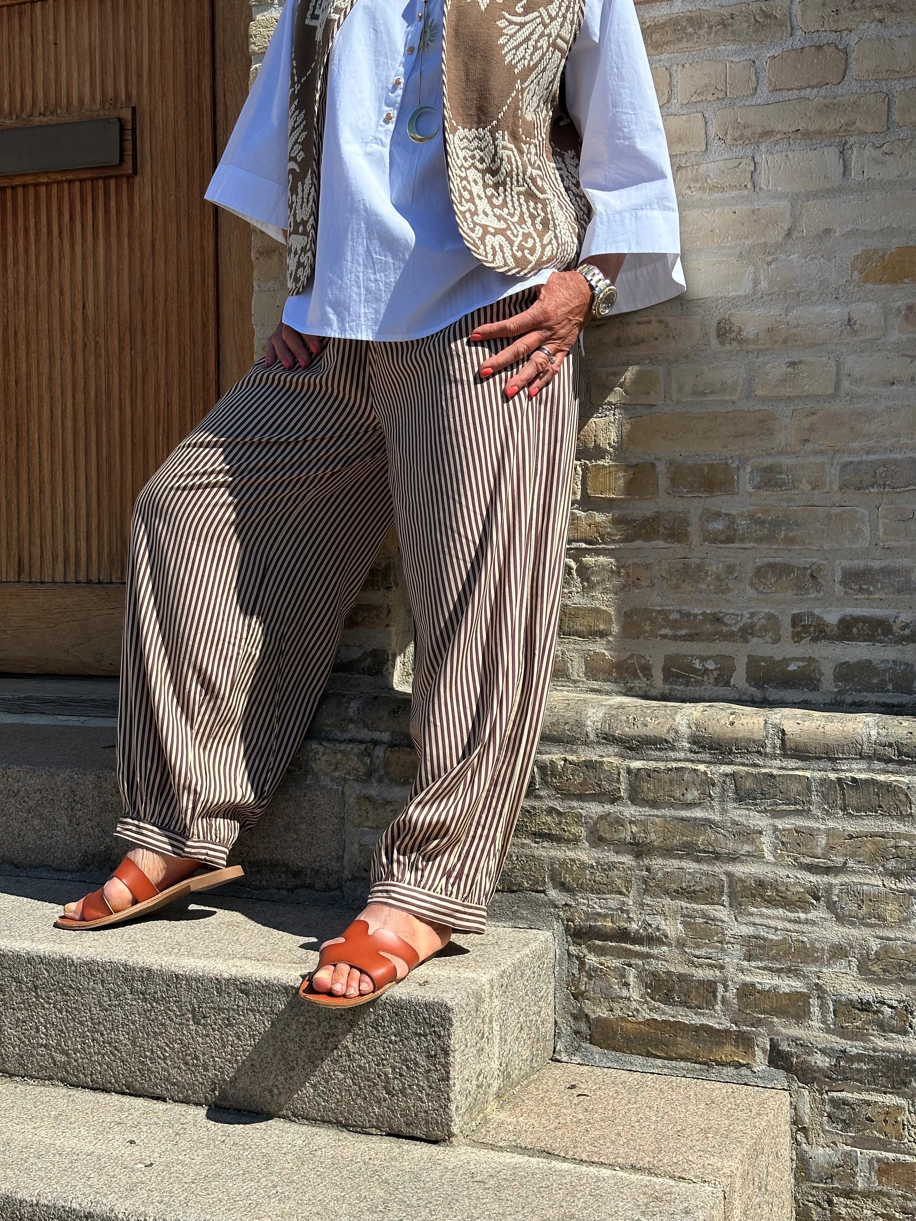 Gaspar 2601976 Tropea balloon pant brown