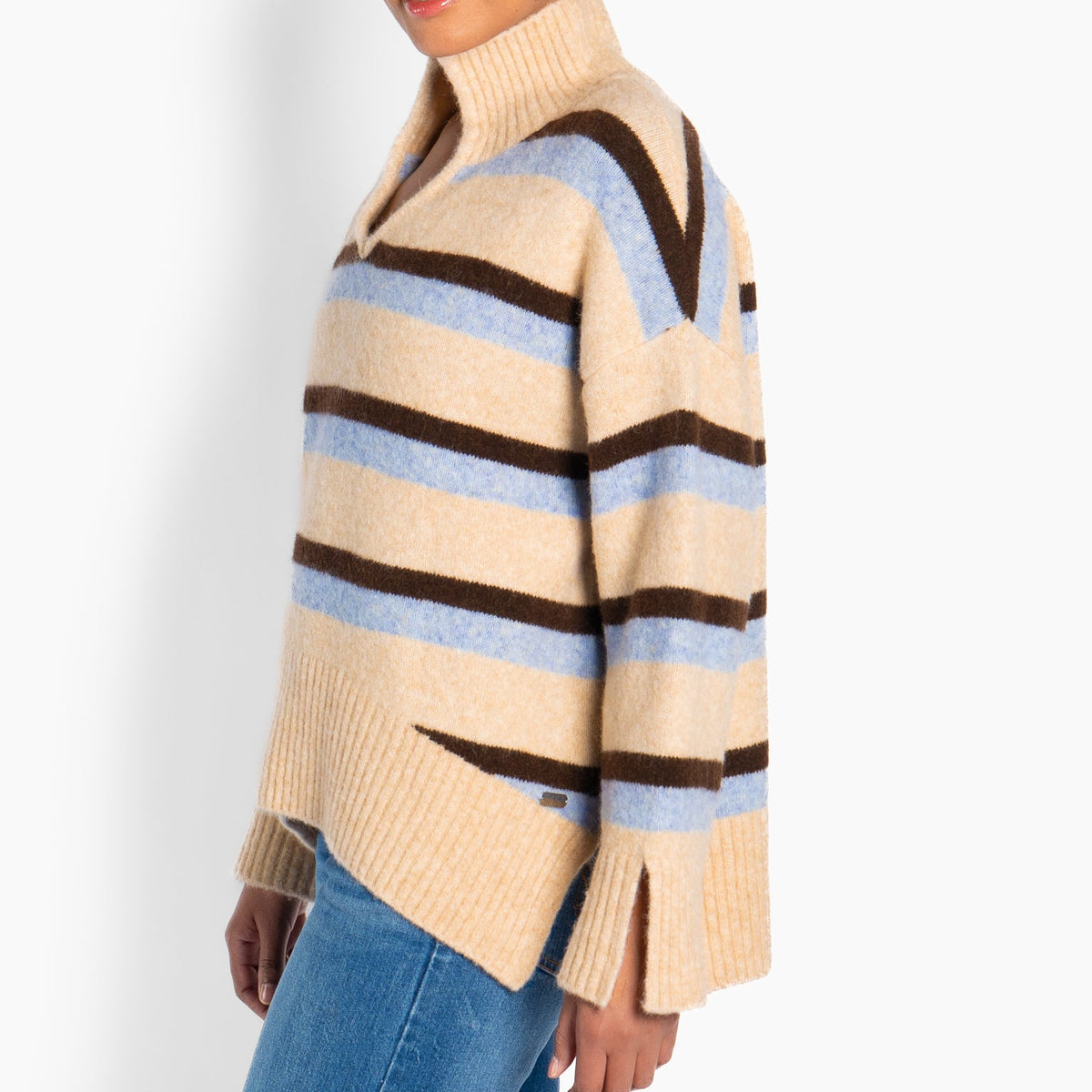 HÈST 2640120006 Liz sweater light beige melange