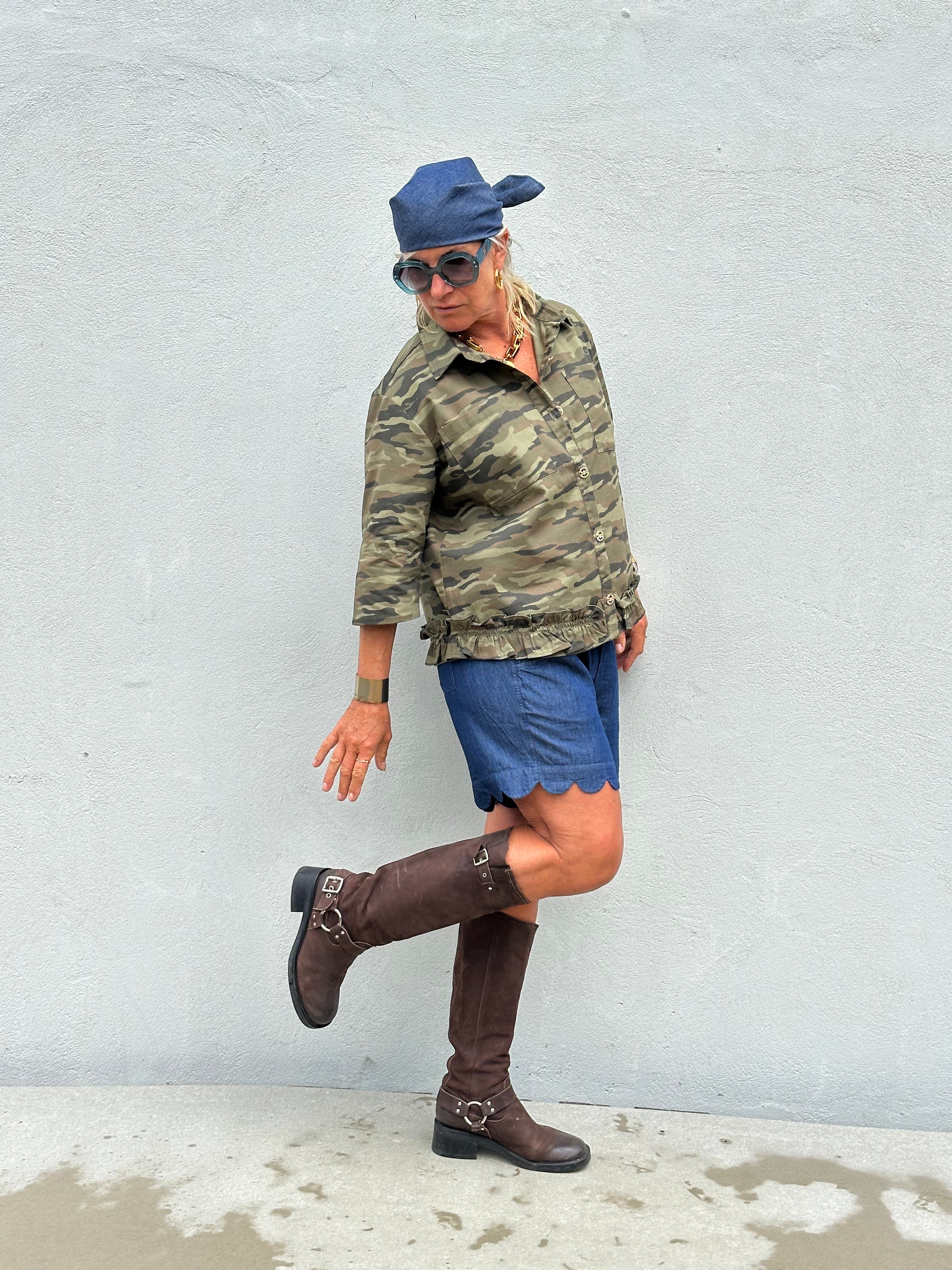 Gaspar 2607301 Vigo blouse camo