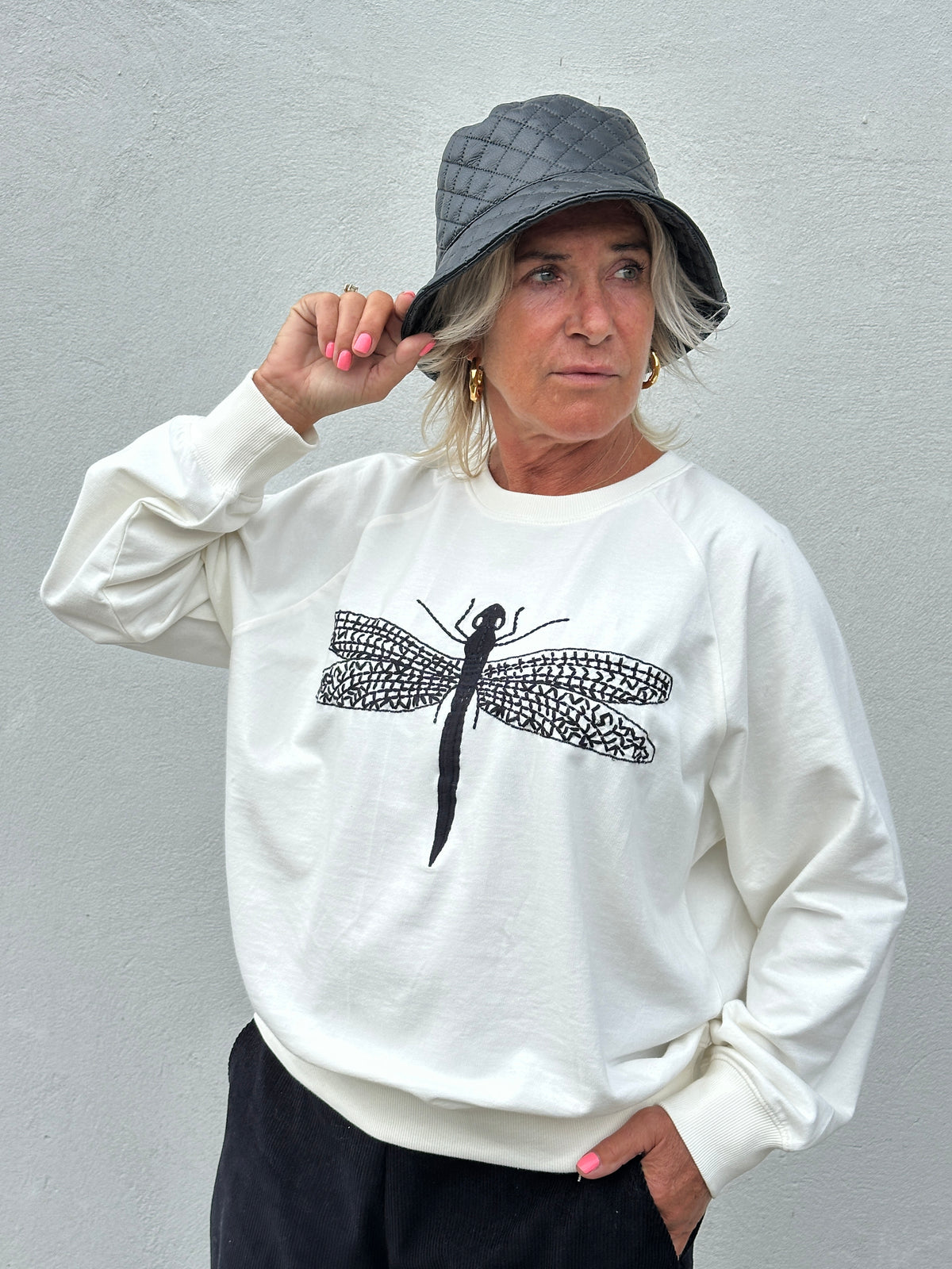 Gaspar 2607329 Fanø LS sweatshirt off white