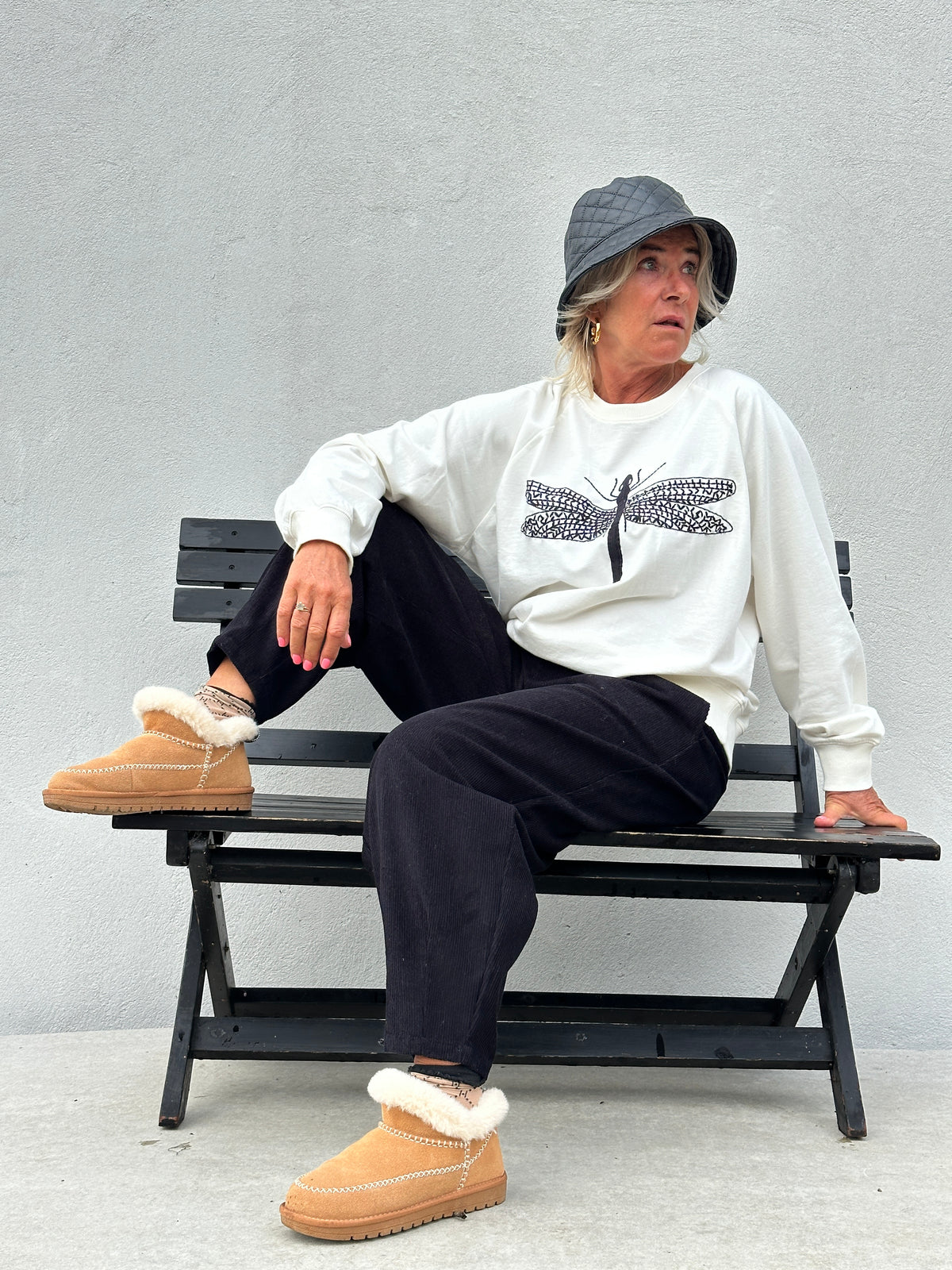 Gaspar 2607329 Fanø LS sweatshirt off white