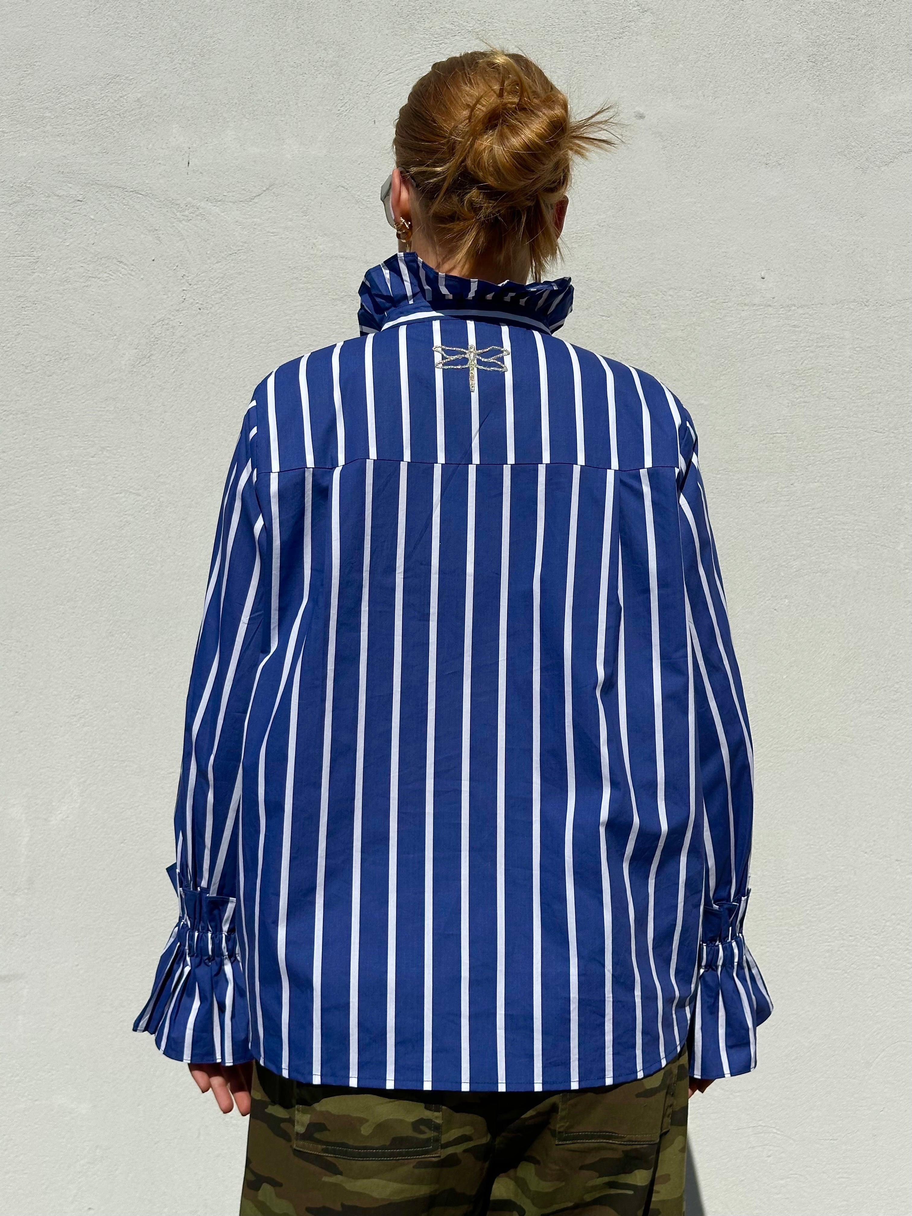 Gaspar 2607330 Himalaya shirt stripe blue