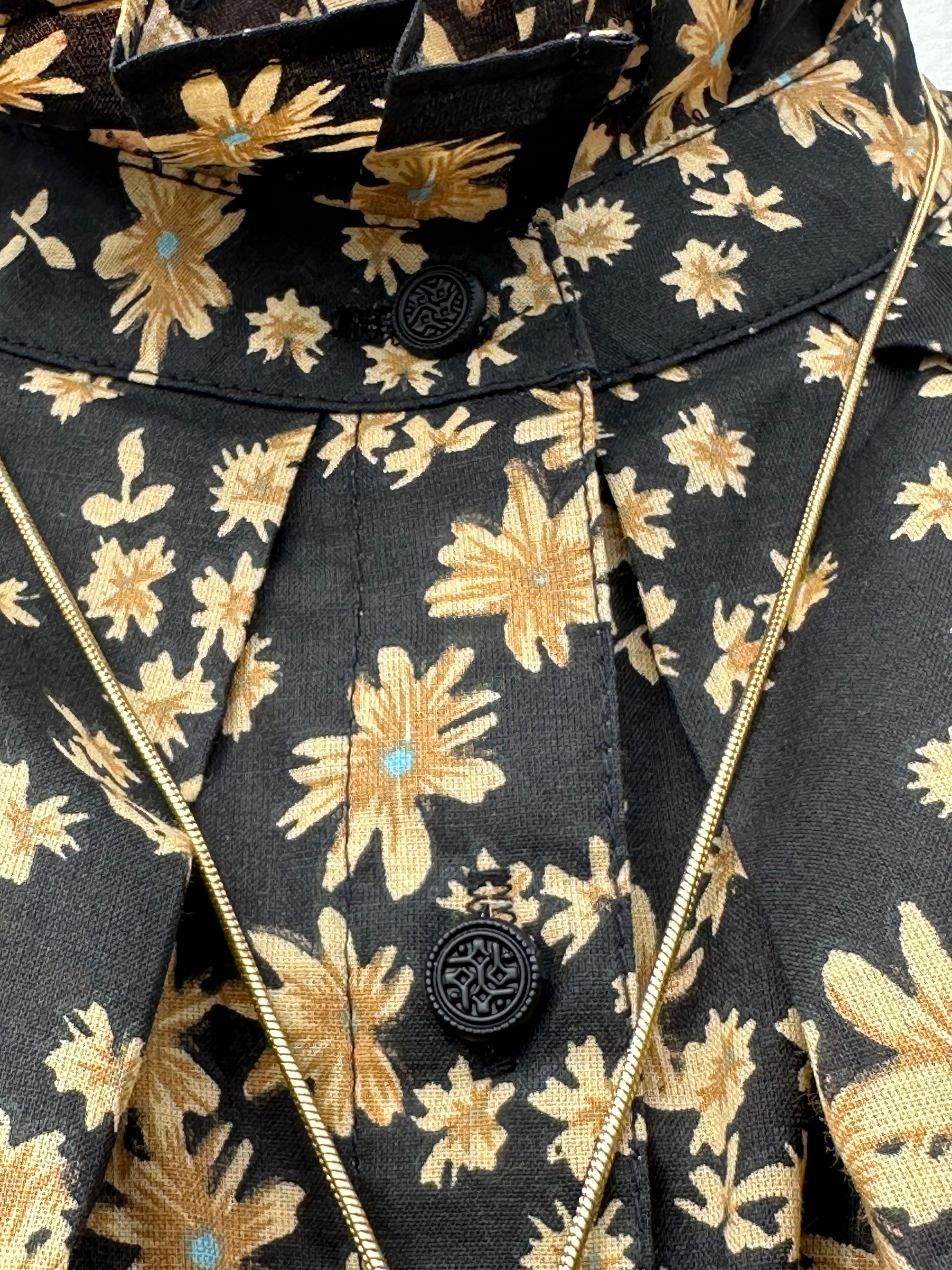 Gaspar 2607330 Himalaya shirt flower black