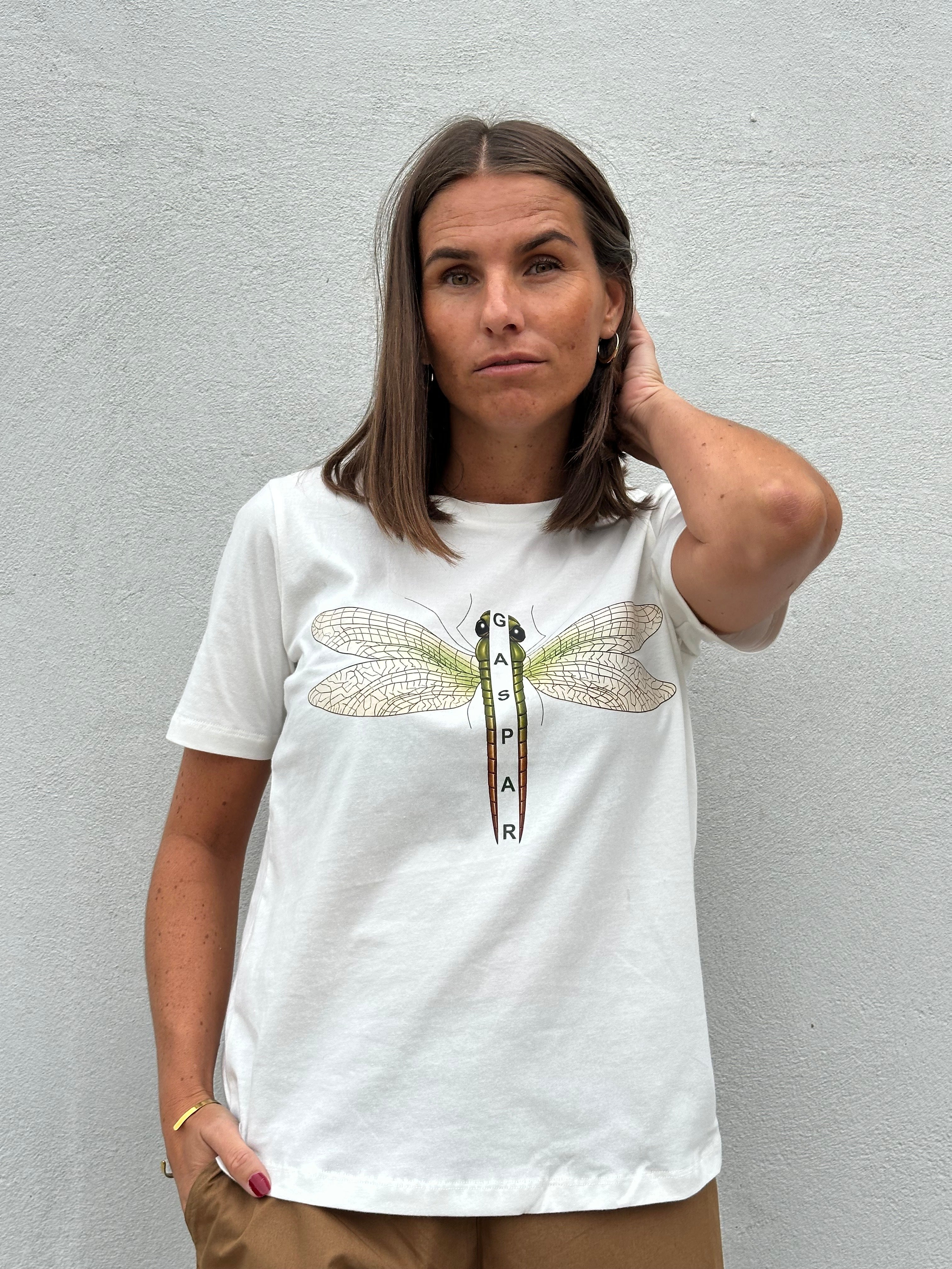 Gaspar 2607334 Tokyo print T-shirt white