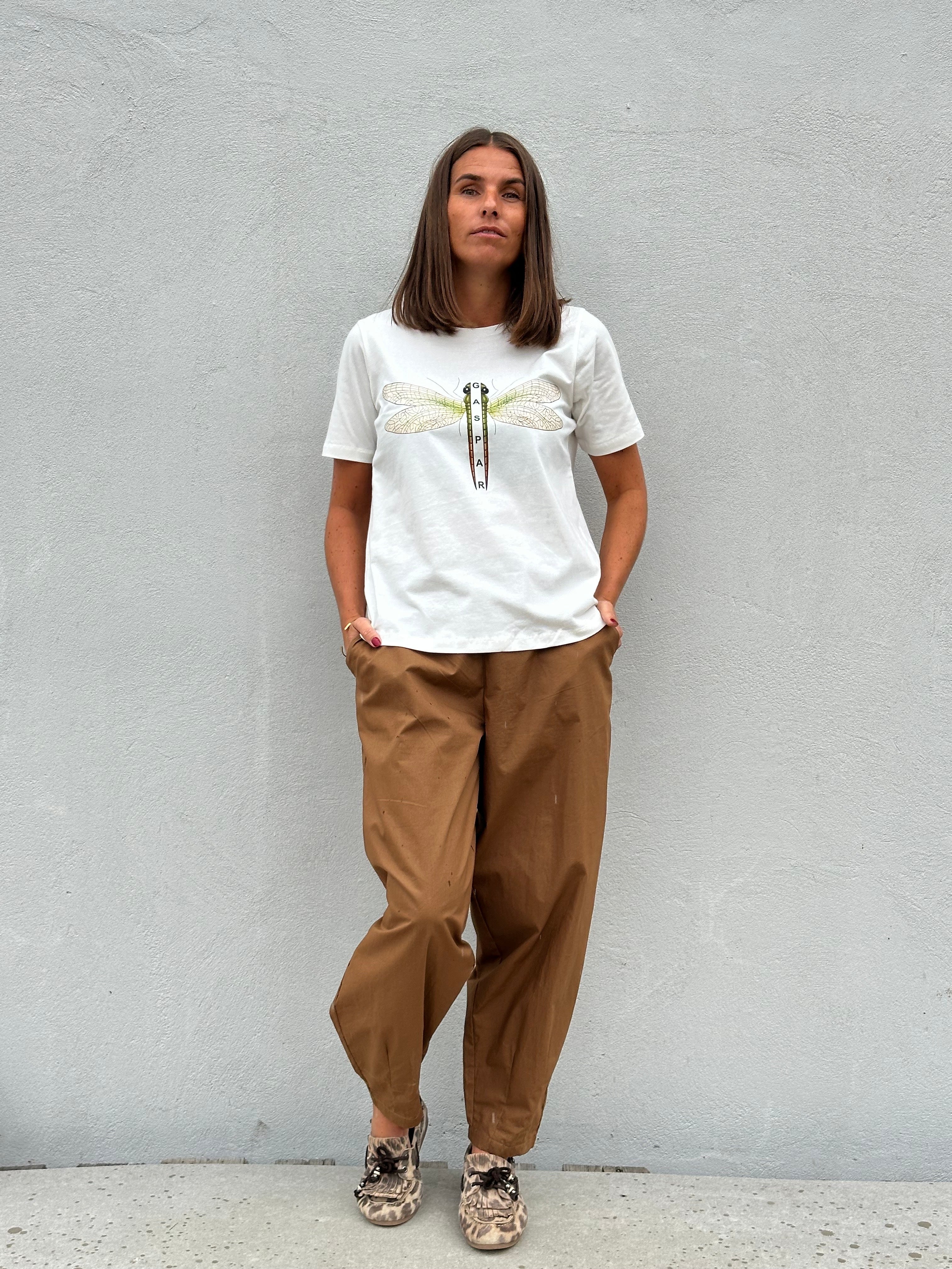 Gaspar 2607334 Tokyo print T-shirt white