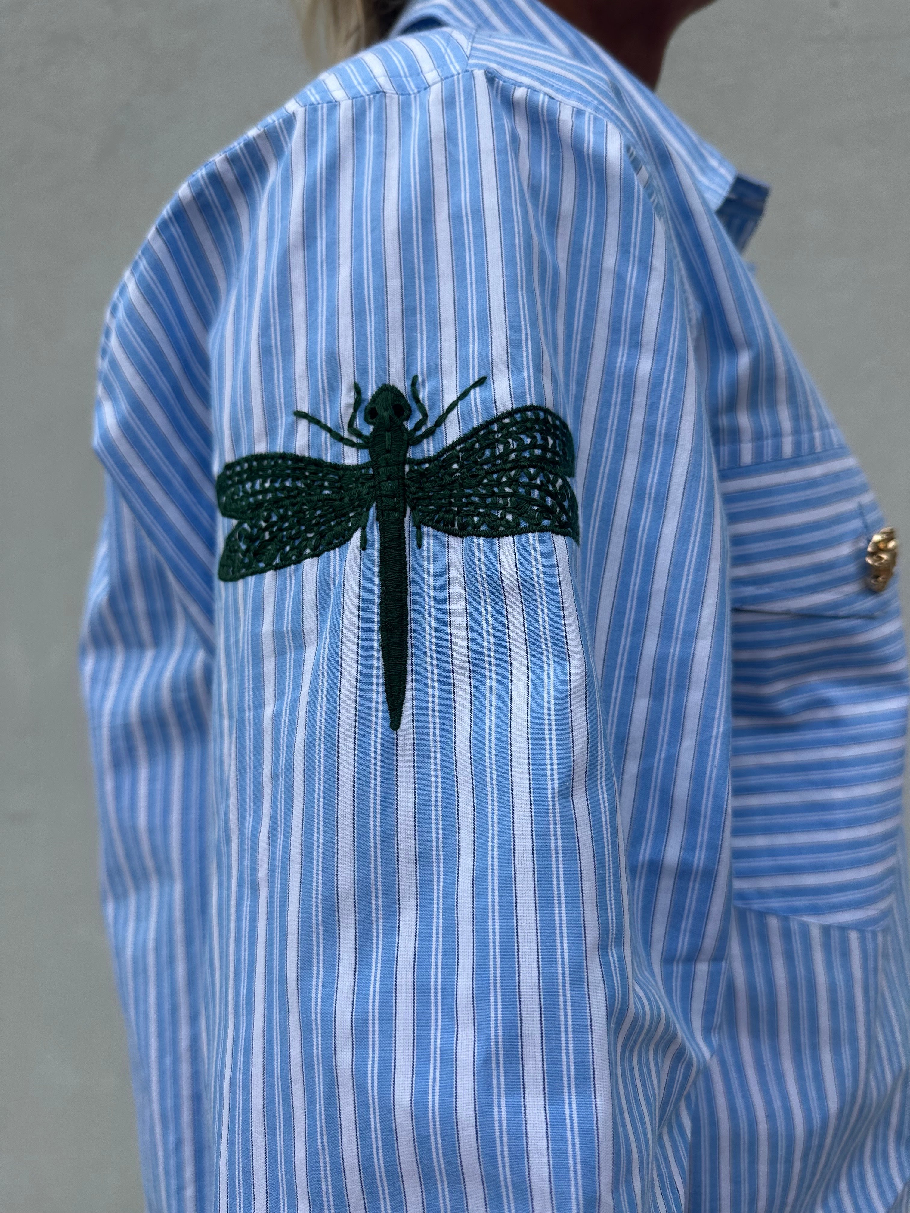 Gaspar 2607343 Aarhus shirt stripe light blue