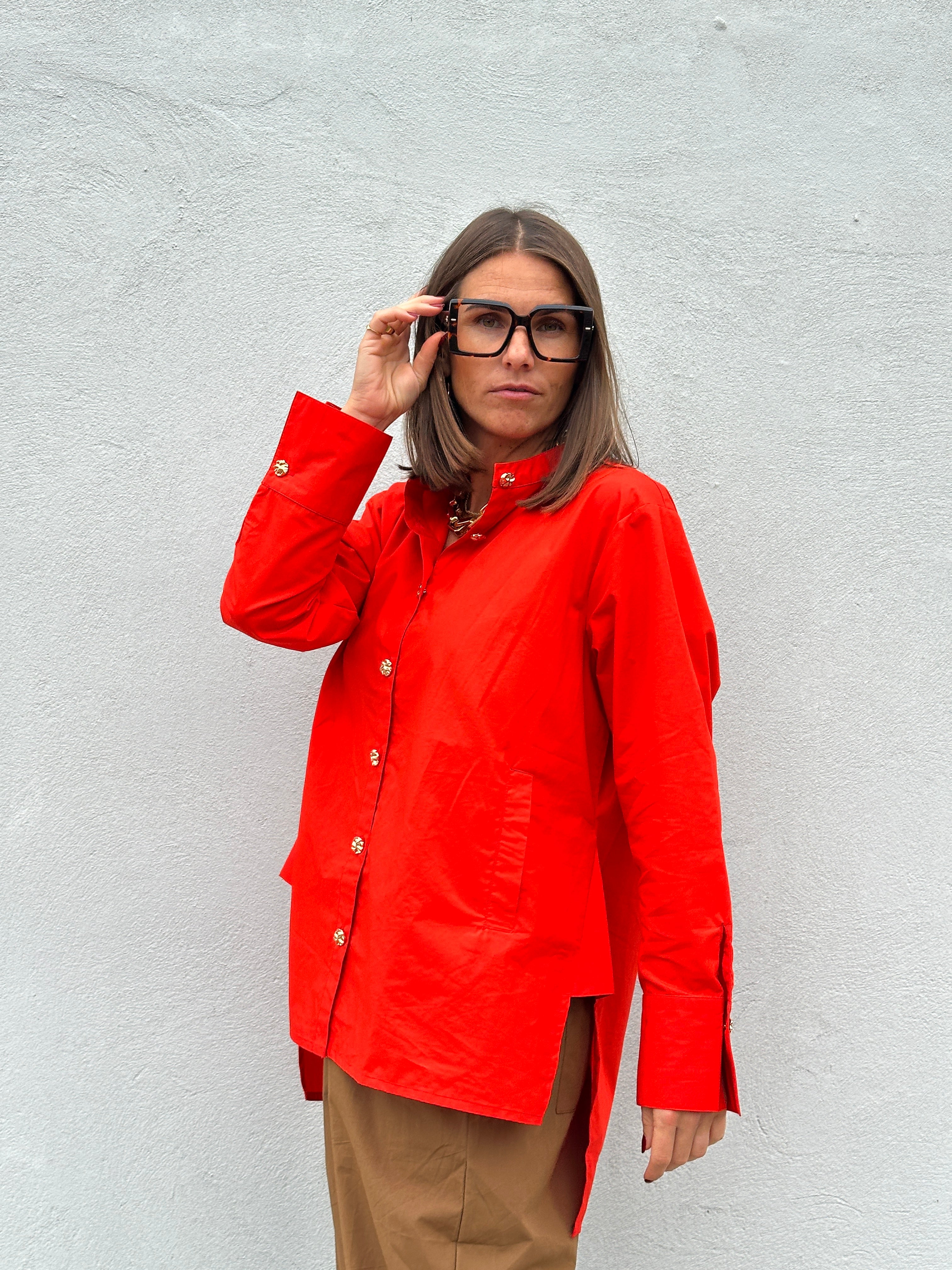 Gaspar 2607346 Goa shirt red