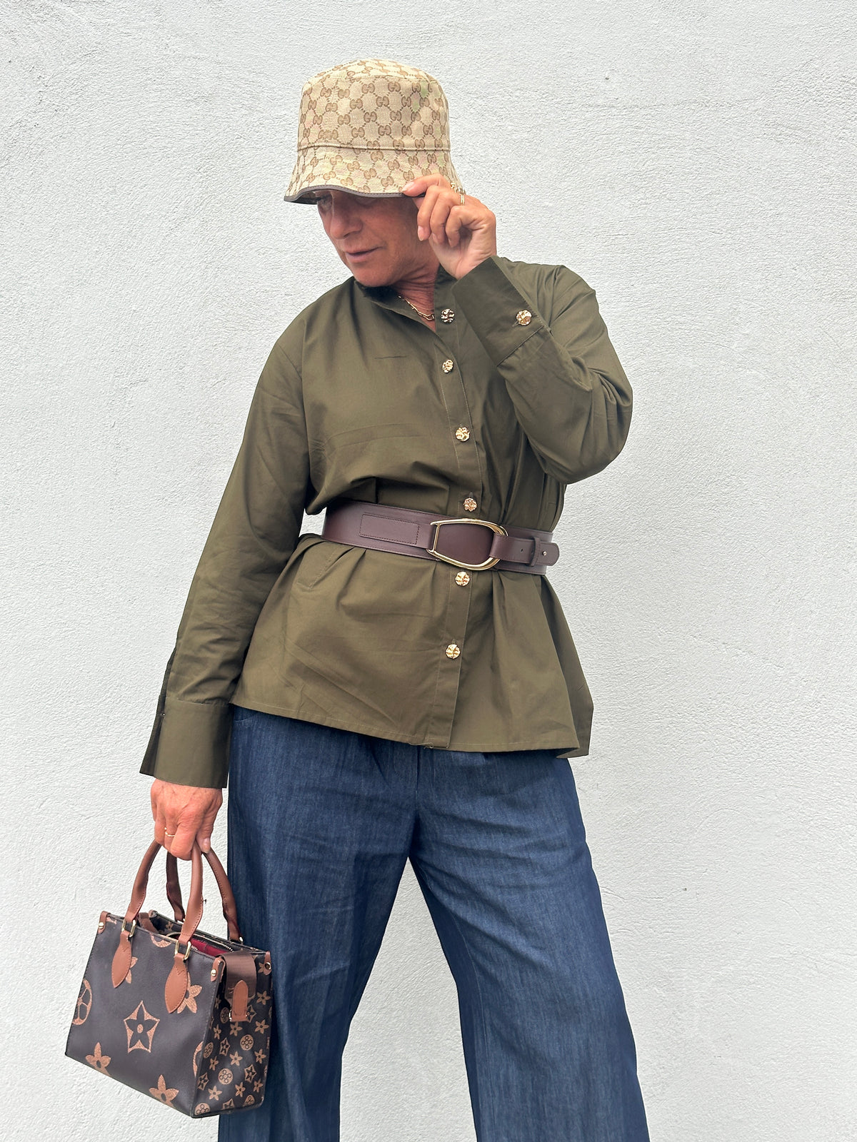 Gaspar 2607346 Goa shirt olive