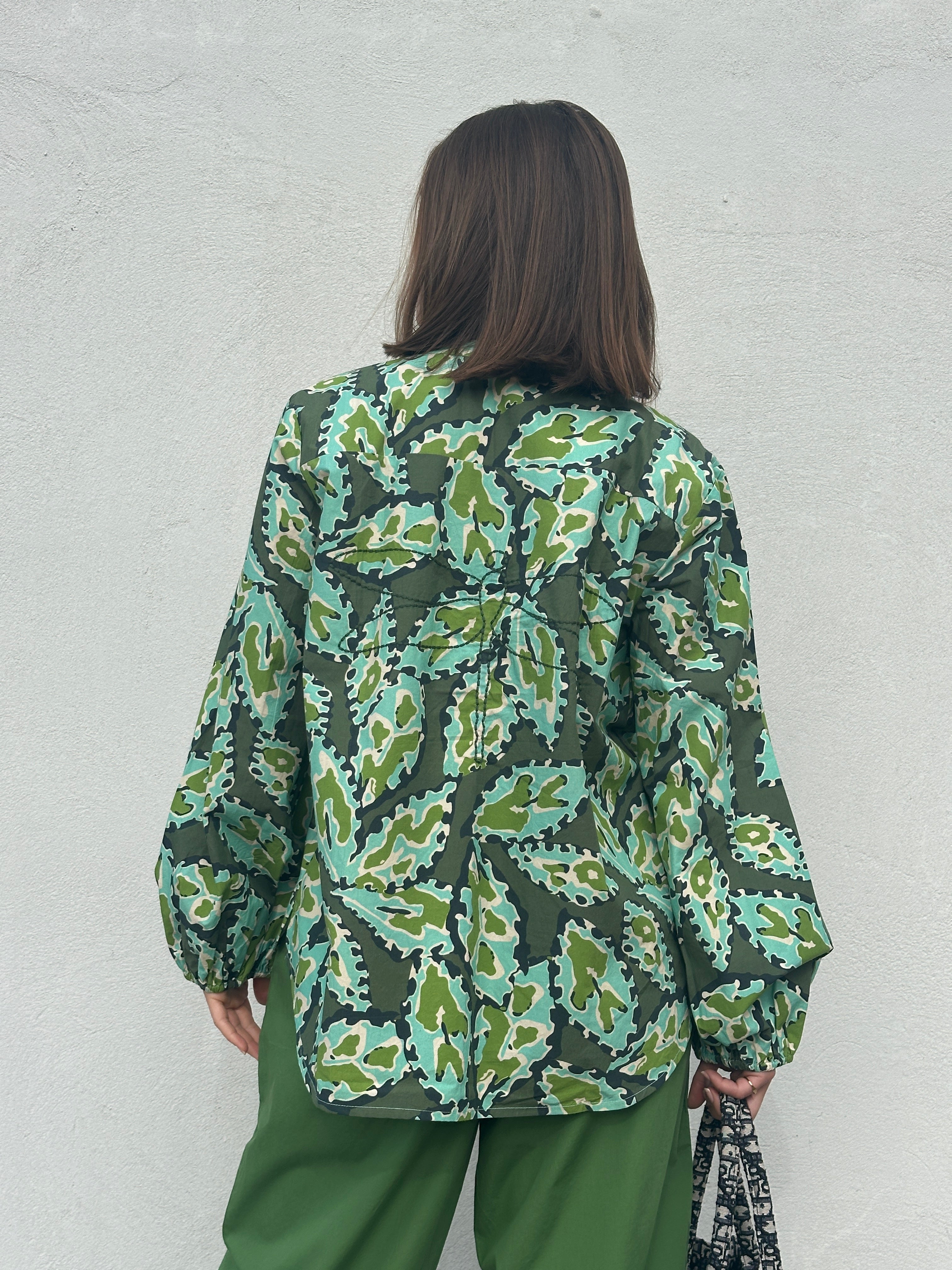 Gaspar 2607347 Læsø shirt print green