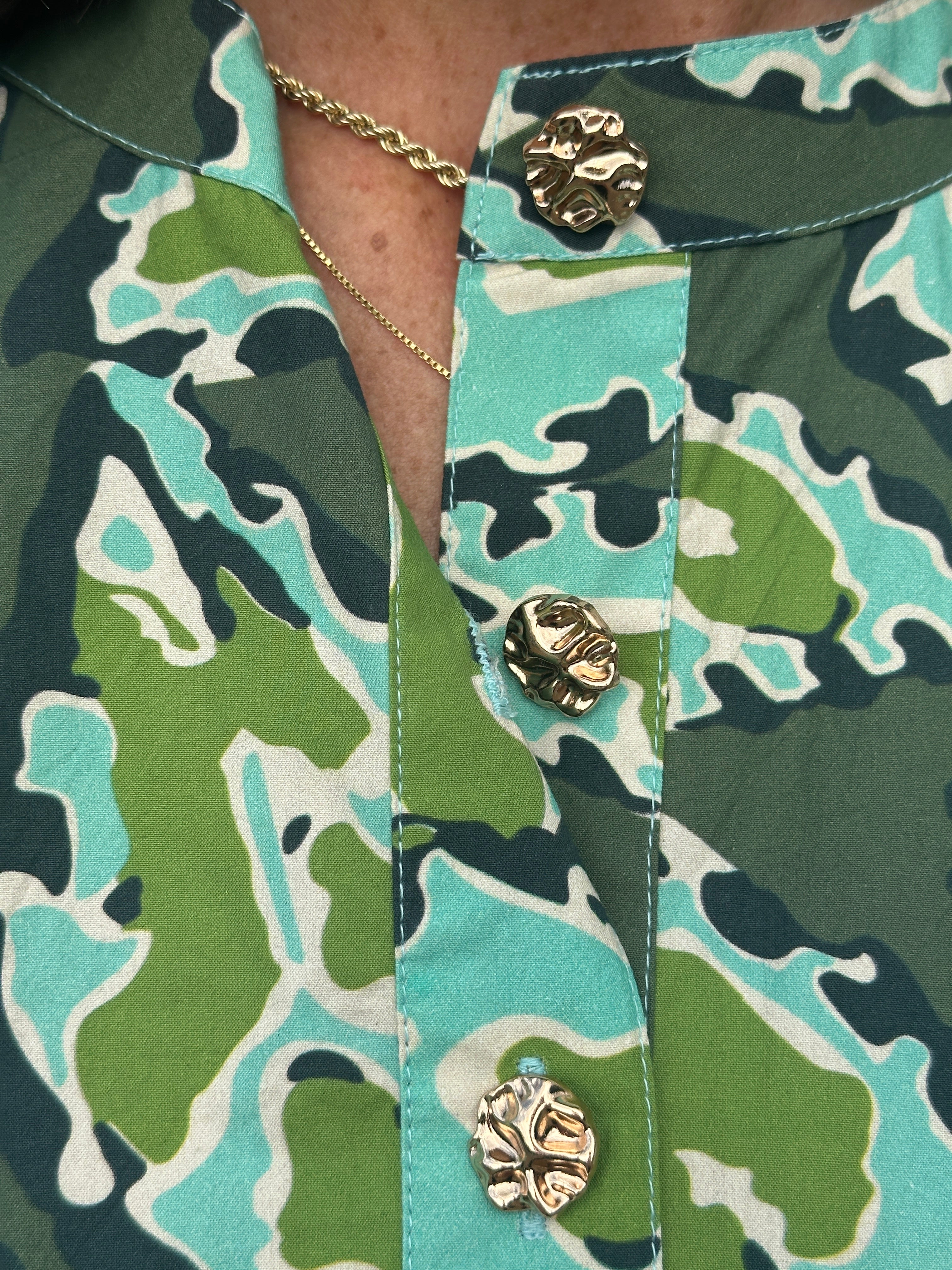 Gaspar 2607347 Læsø shirt print green
