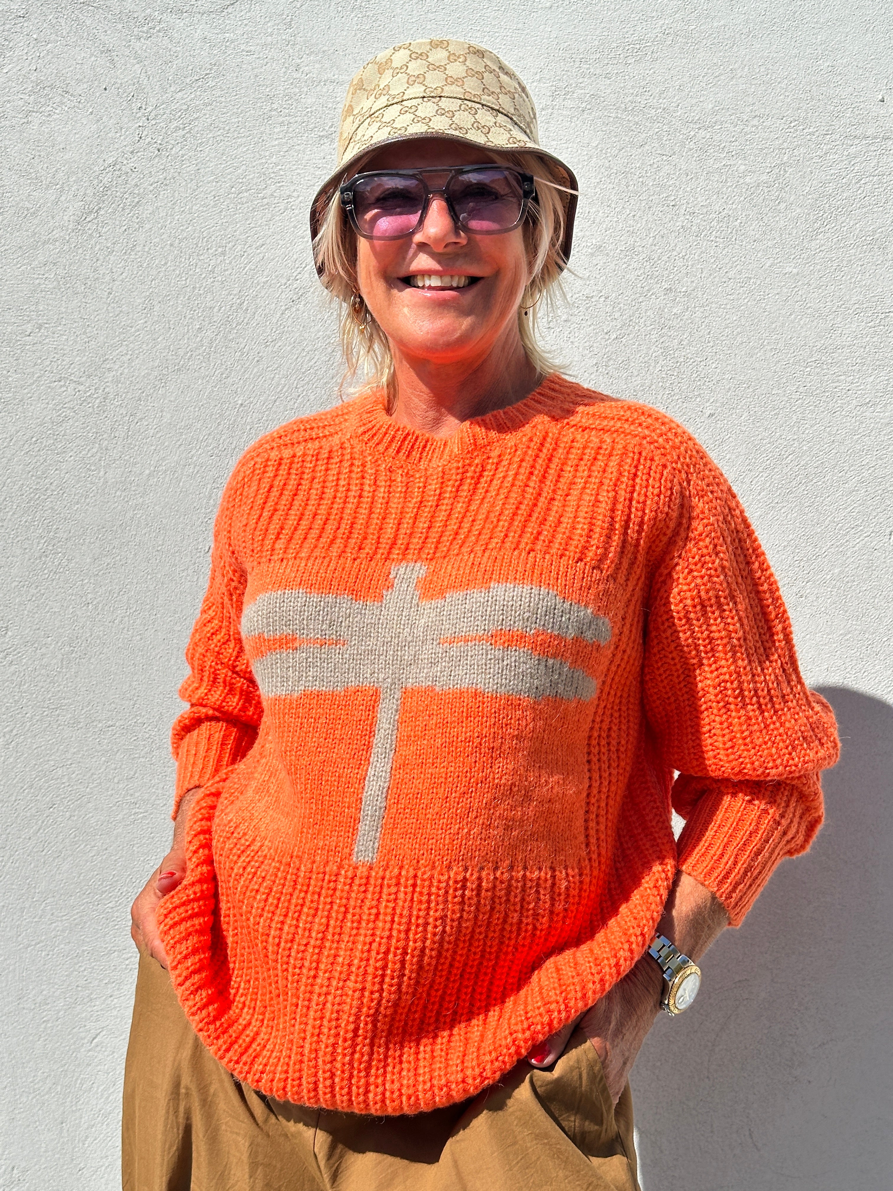 Gaspar 2607349 Pisa logo pullover orange