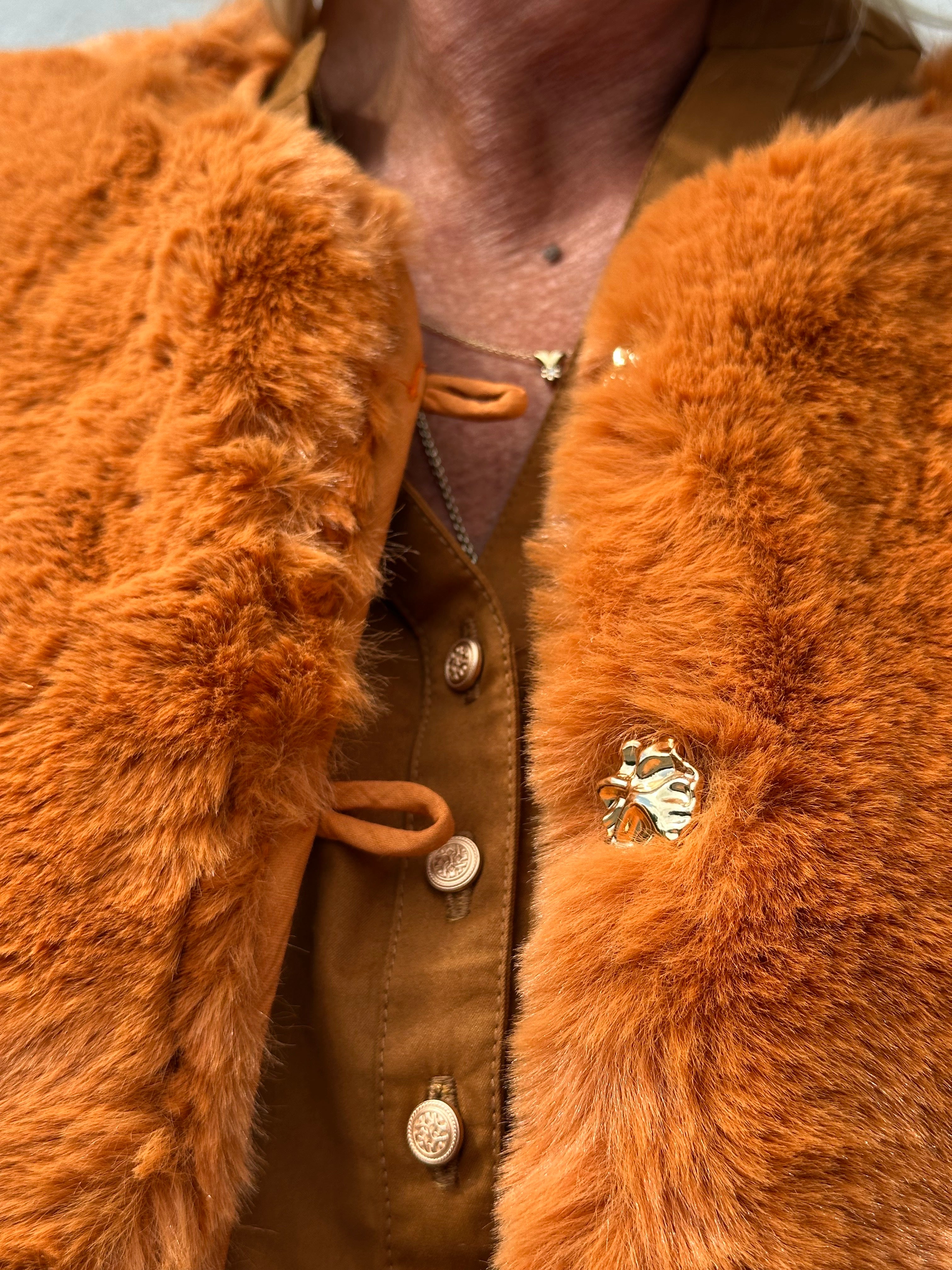 Gaspar 2607353 Duffy exclusive waistcoat orange