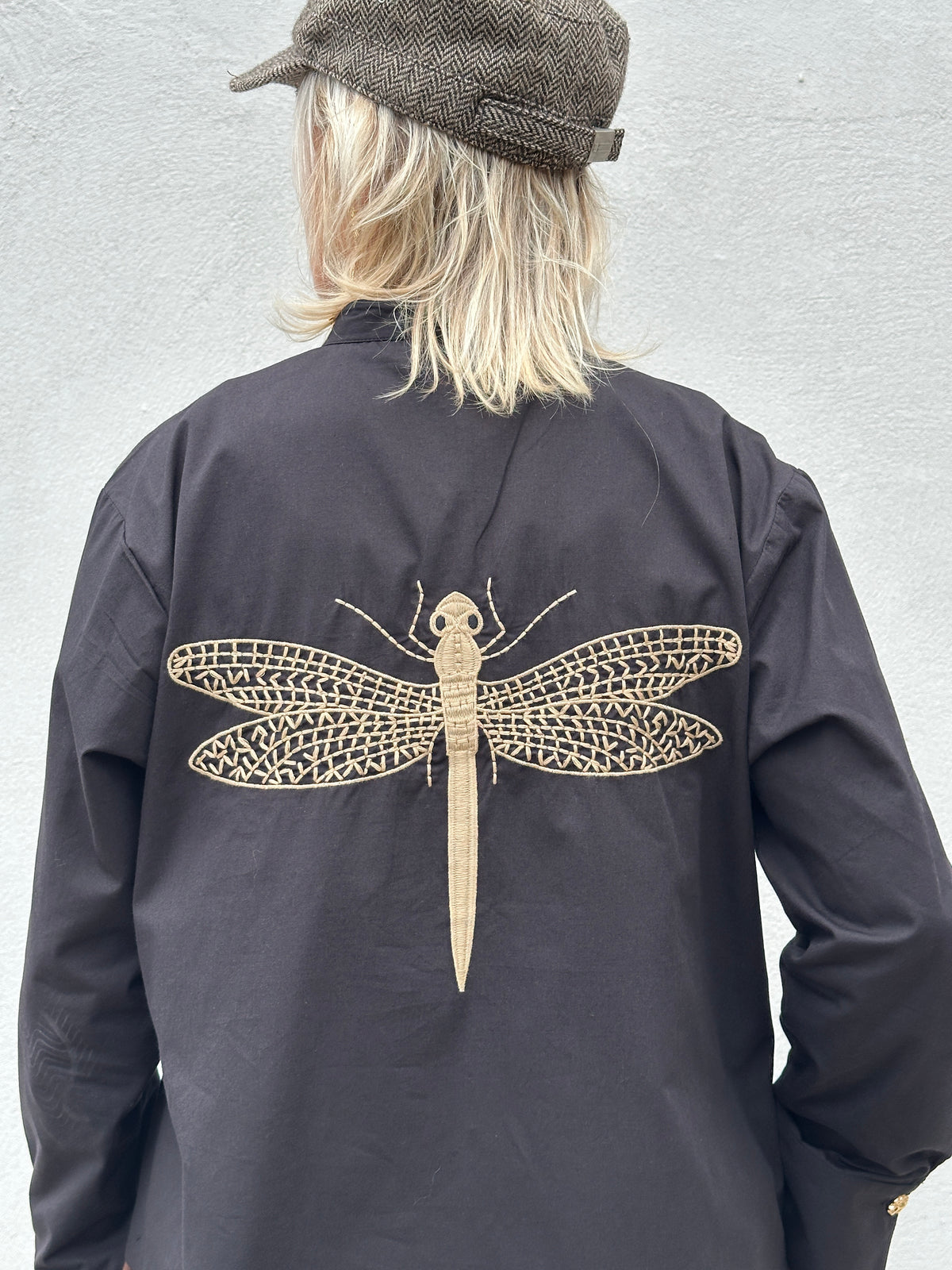 Gaspar 2607358 Loire poplin blouse black