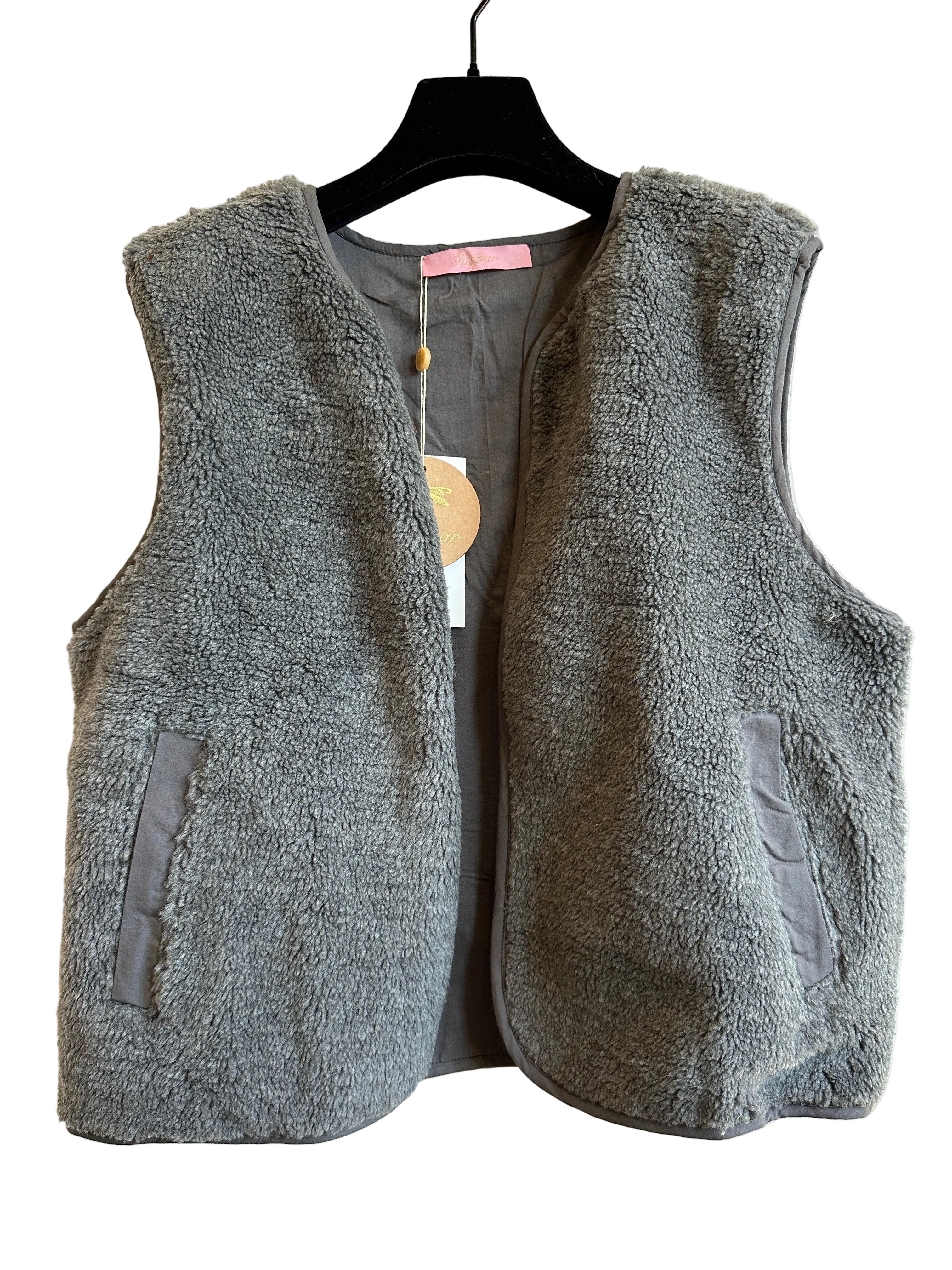 Gaspar 2607362 Duffy waistcoat grey