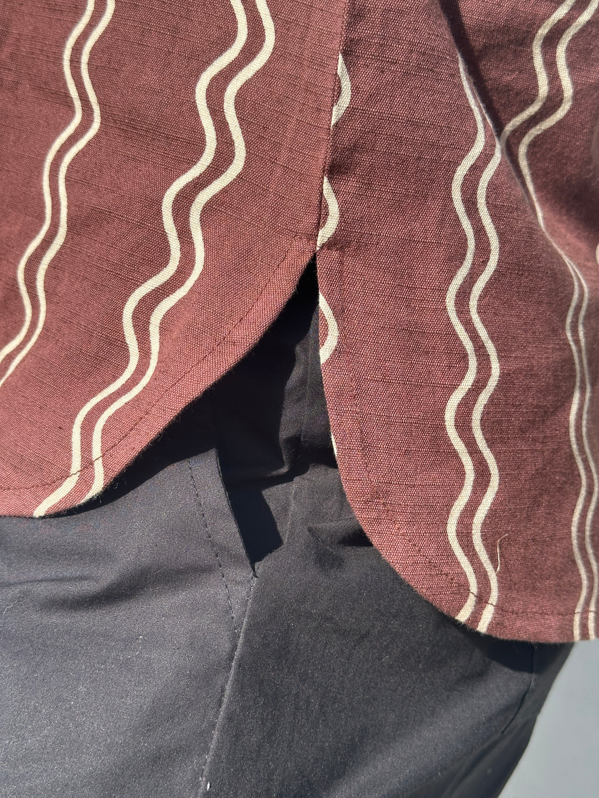 Gaspar 2607366 Aarhus shirt print brown