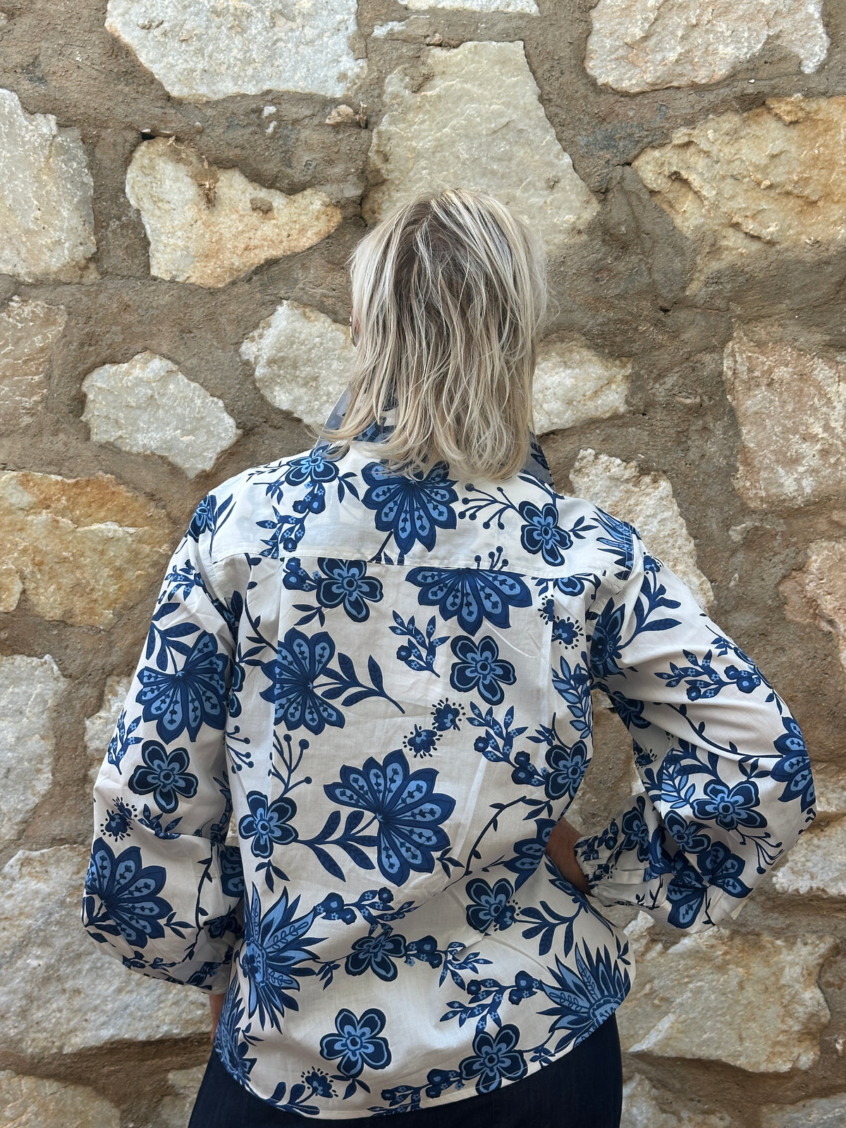 Gaspar 2607367 Aarhus shirt print blue