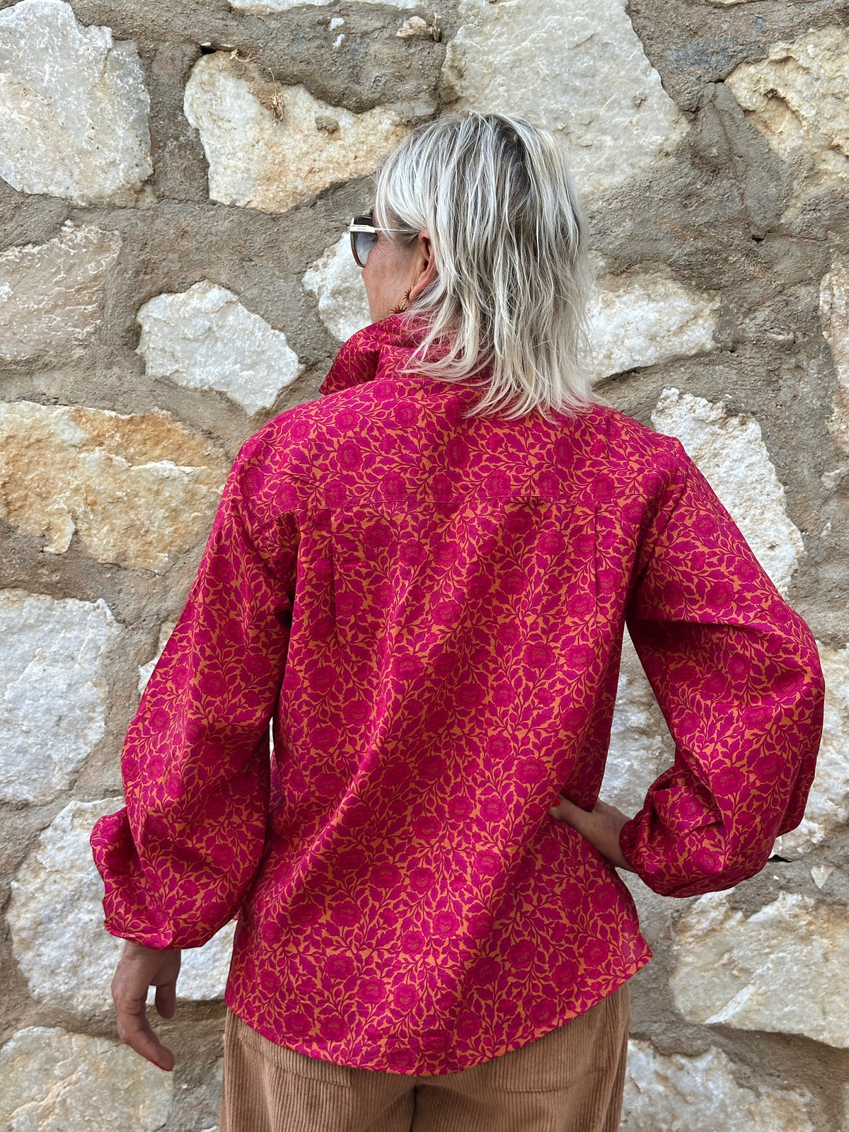 Gaspar 2607368 Aarhus shirt print flower