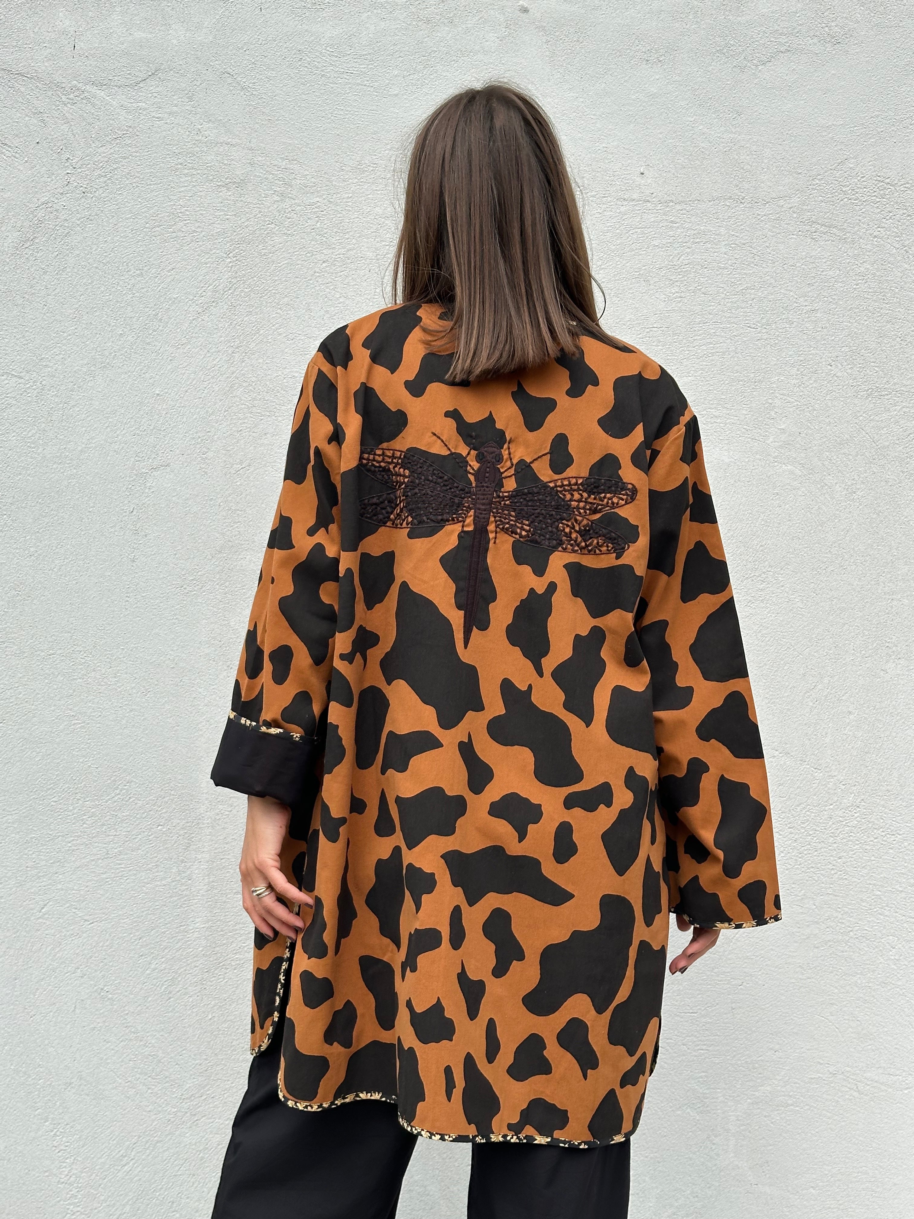 Gaspar 2607503 Marseille long jacket dark camel