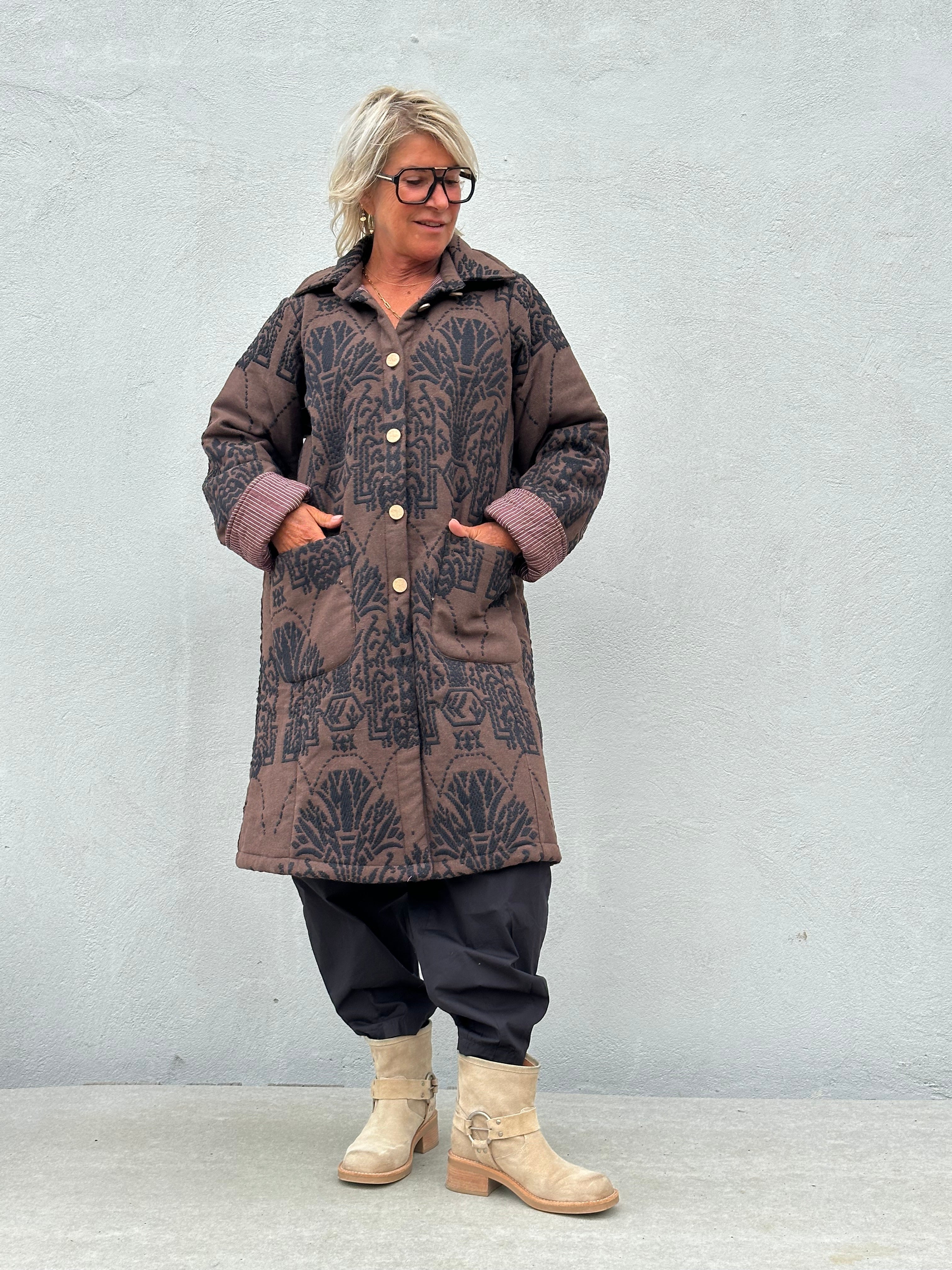 Gaspar 2607507 Bruxelles winter coat chocolate