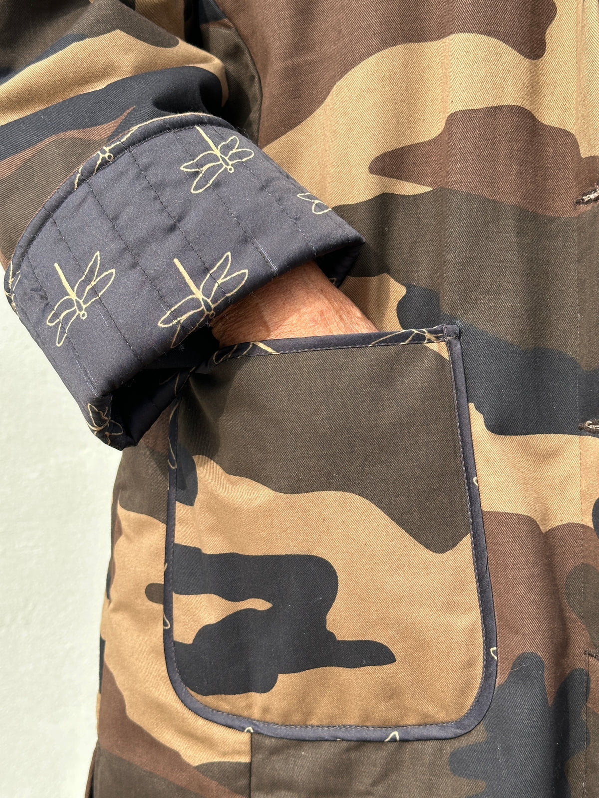 Gaspar 2607510 Lille camo coat brown