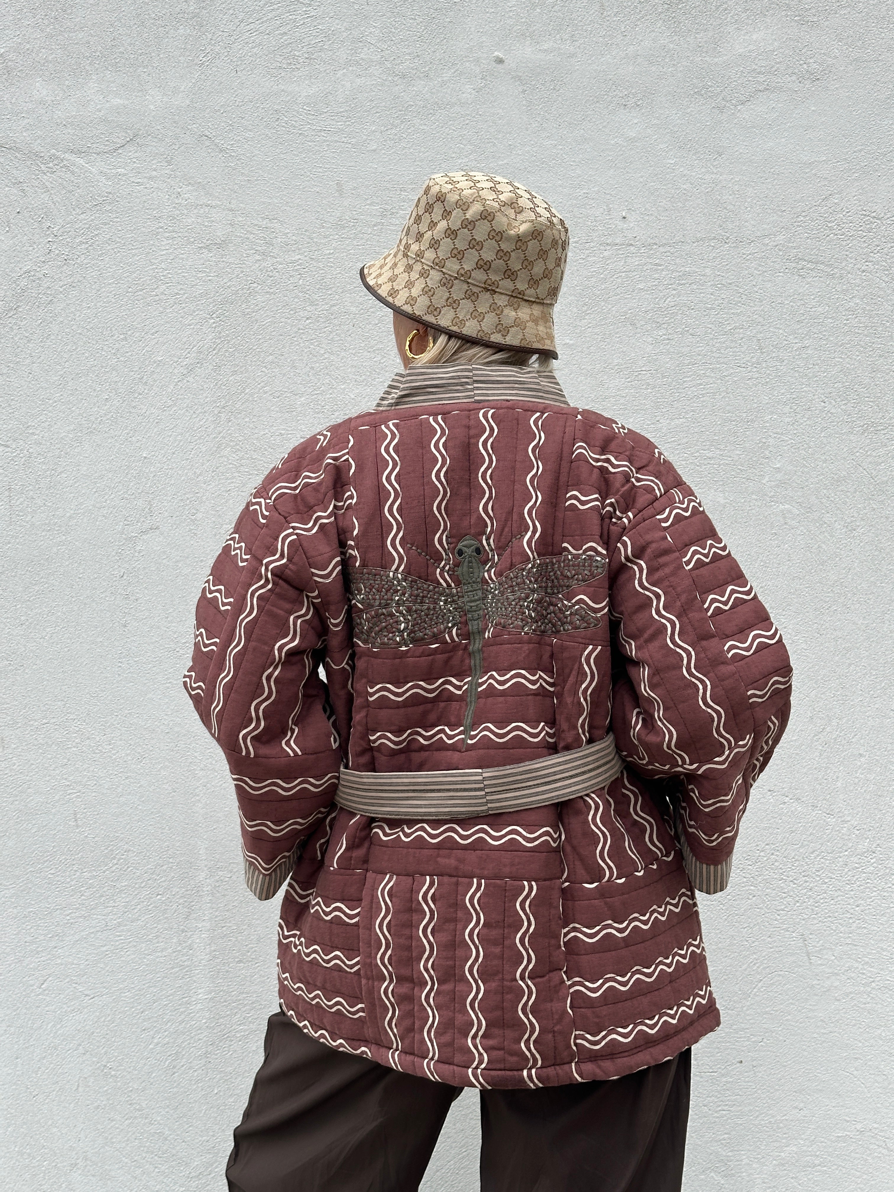 Gaspar 2607511 Tibet short quilt jacket brown