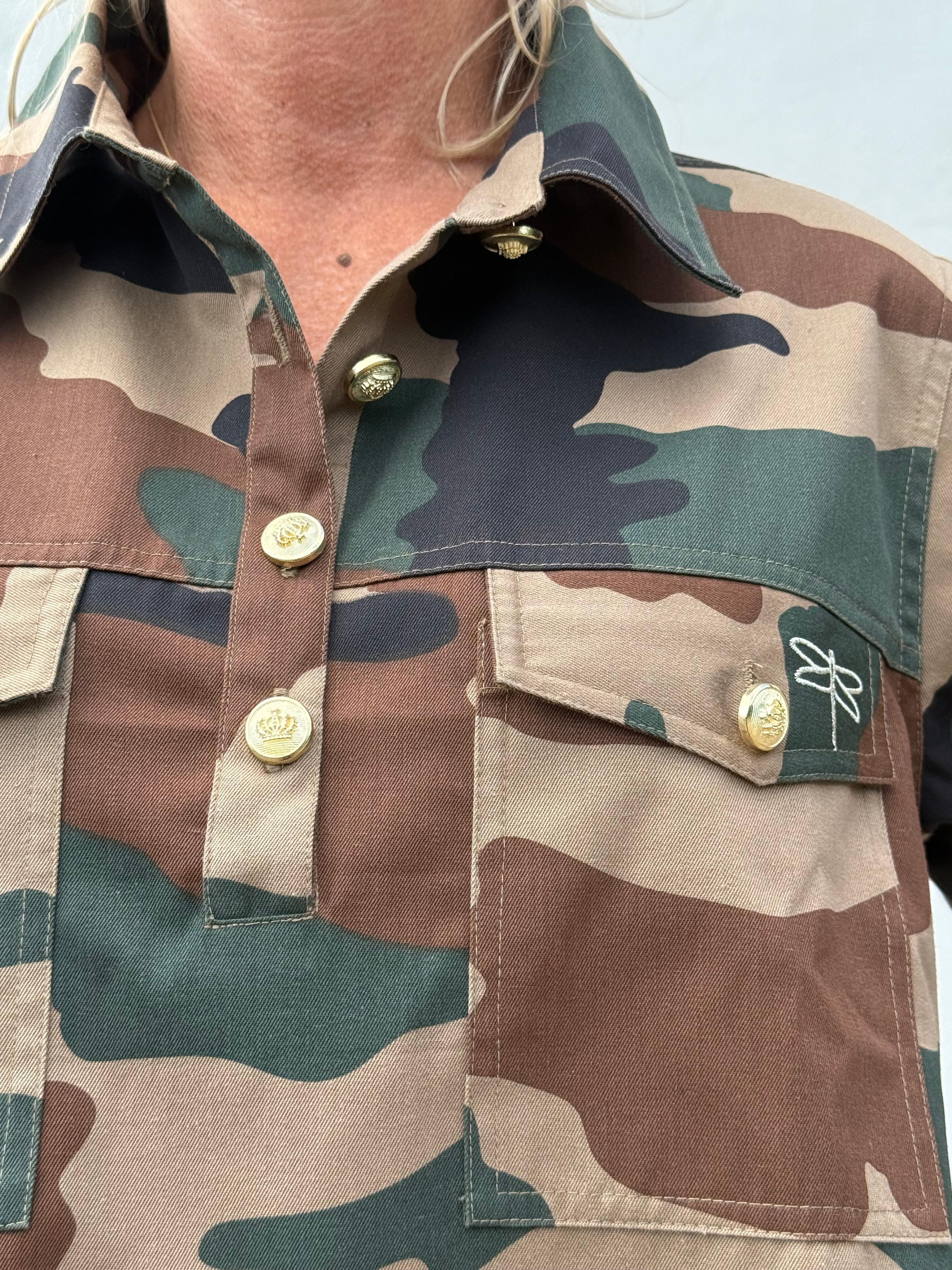 Gaspar 2607700 Nice Camo dress khaky