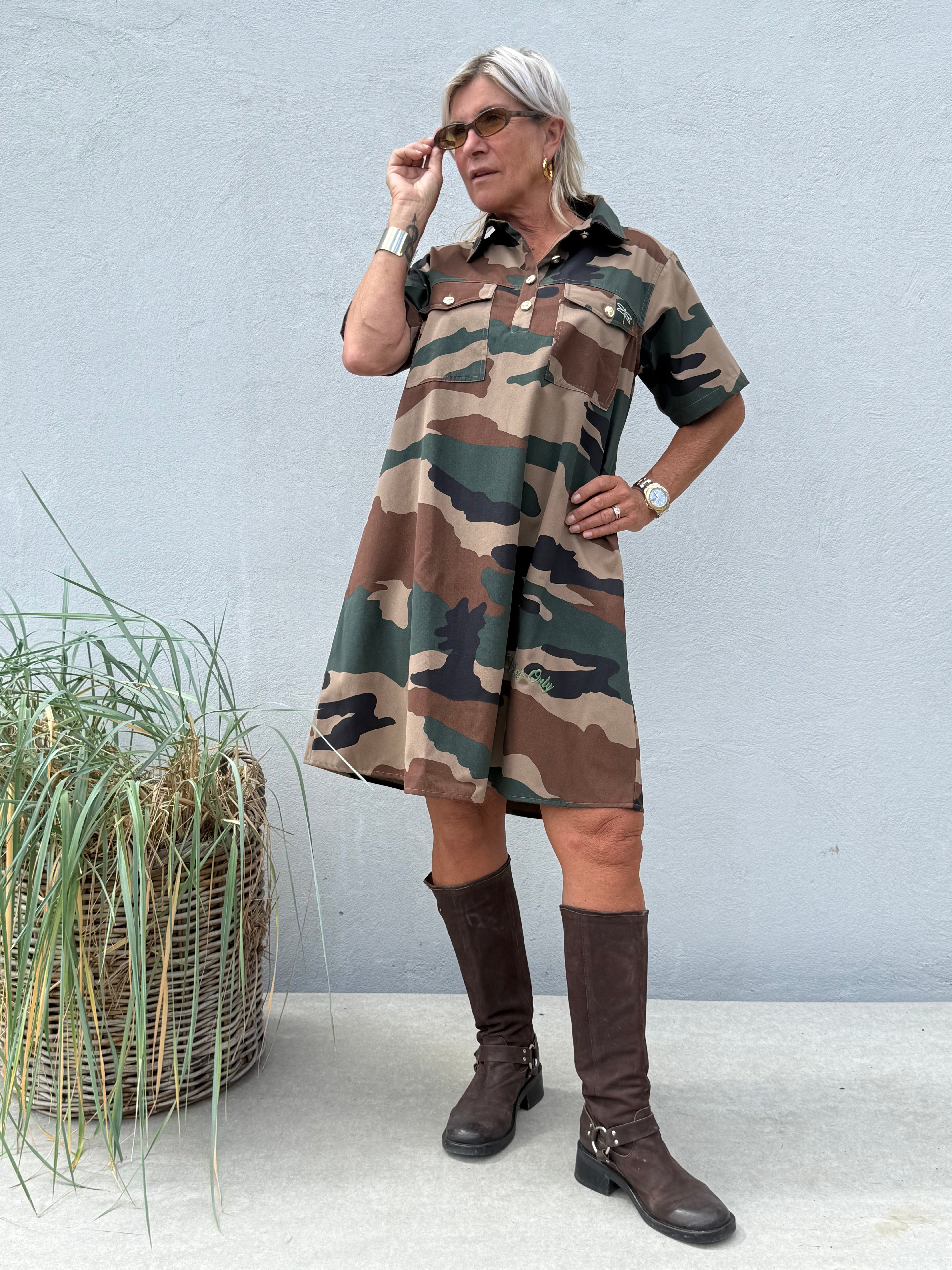 Gaspar 2607700 Nice Camo dress khaky