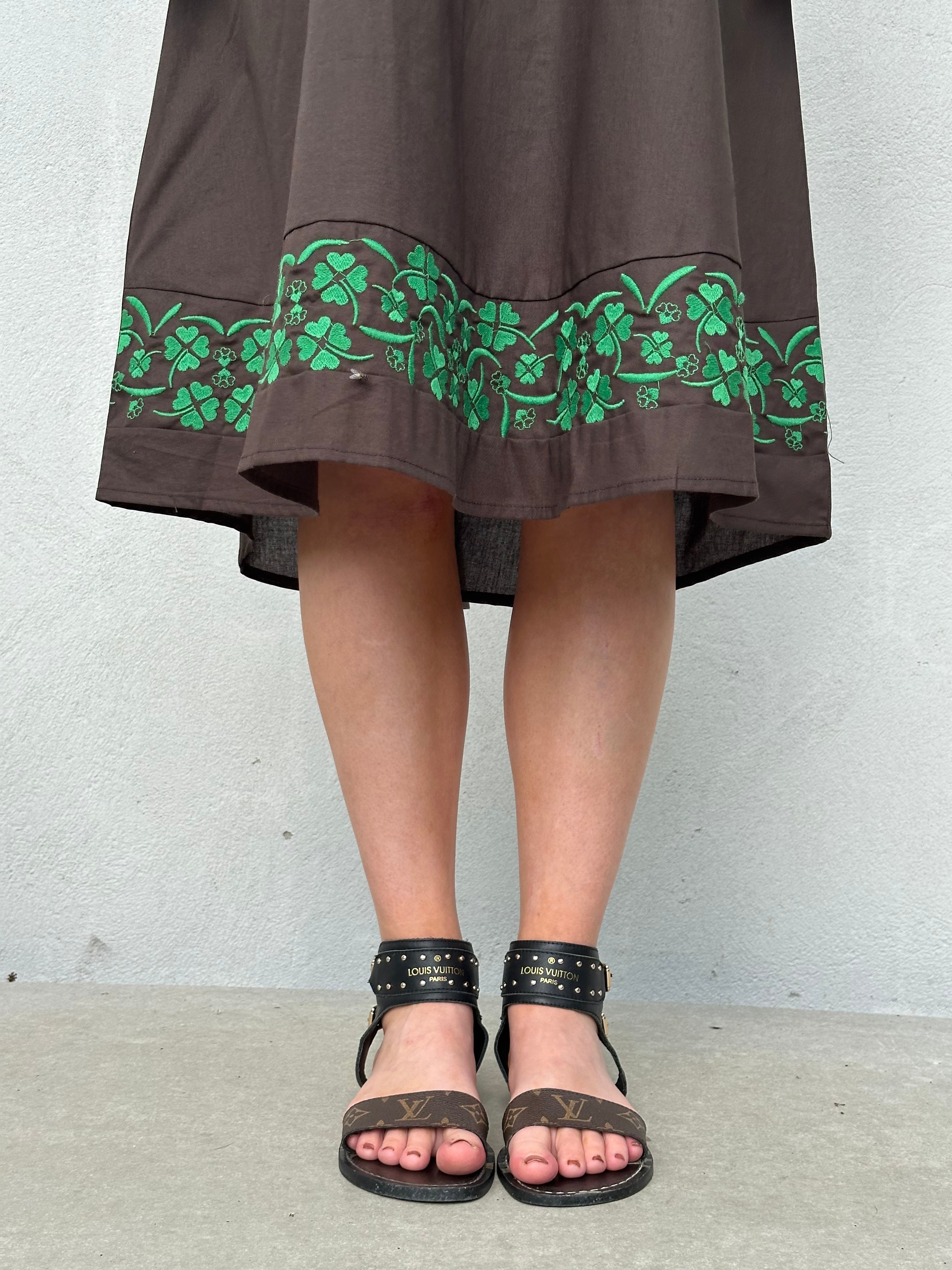 Gaspar 2607713 Moon dress brown