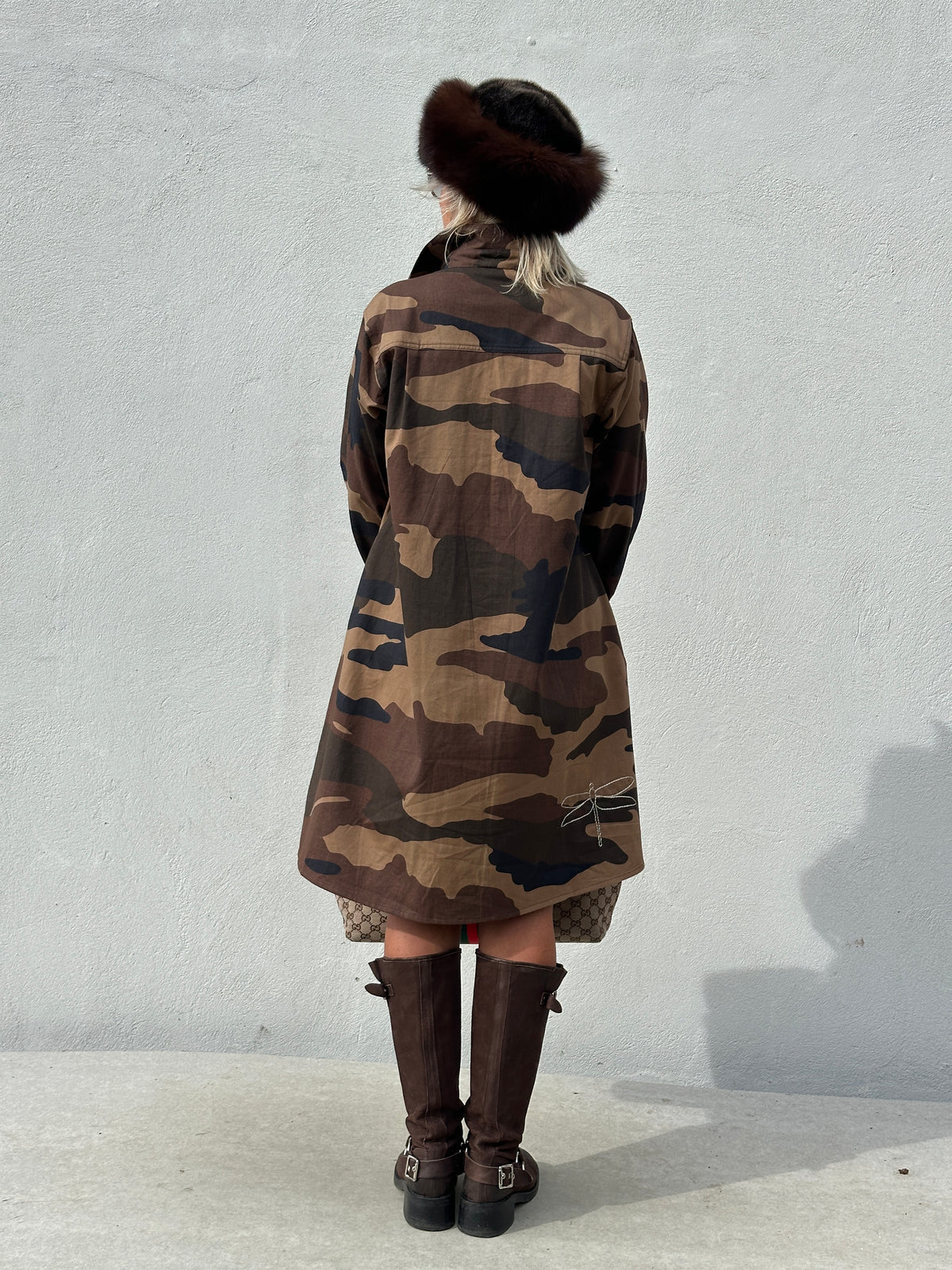 Gaspar 2607721 Nice Camo dress brown