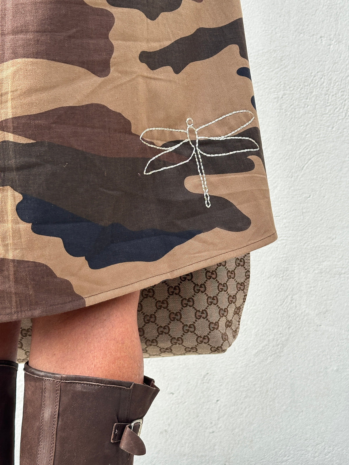 Gaspar 2607721 Nice Camo dress brown