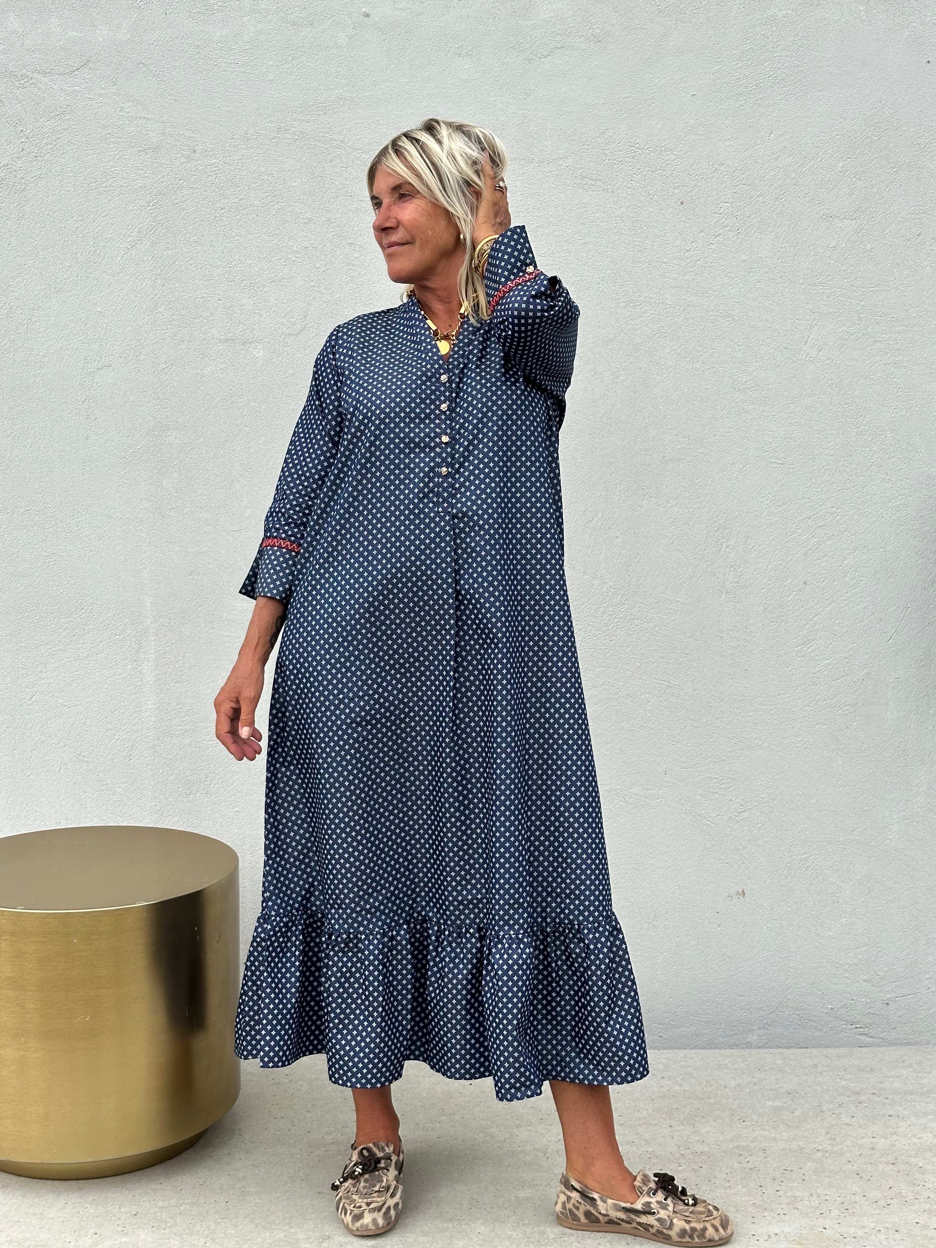 Gaspar 2607769 Loule dress denim blue