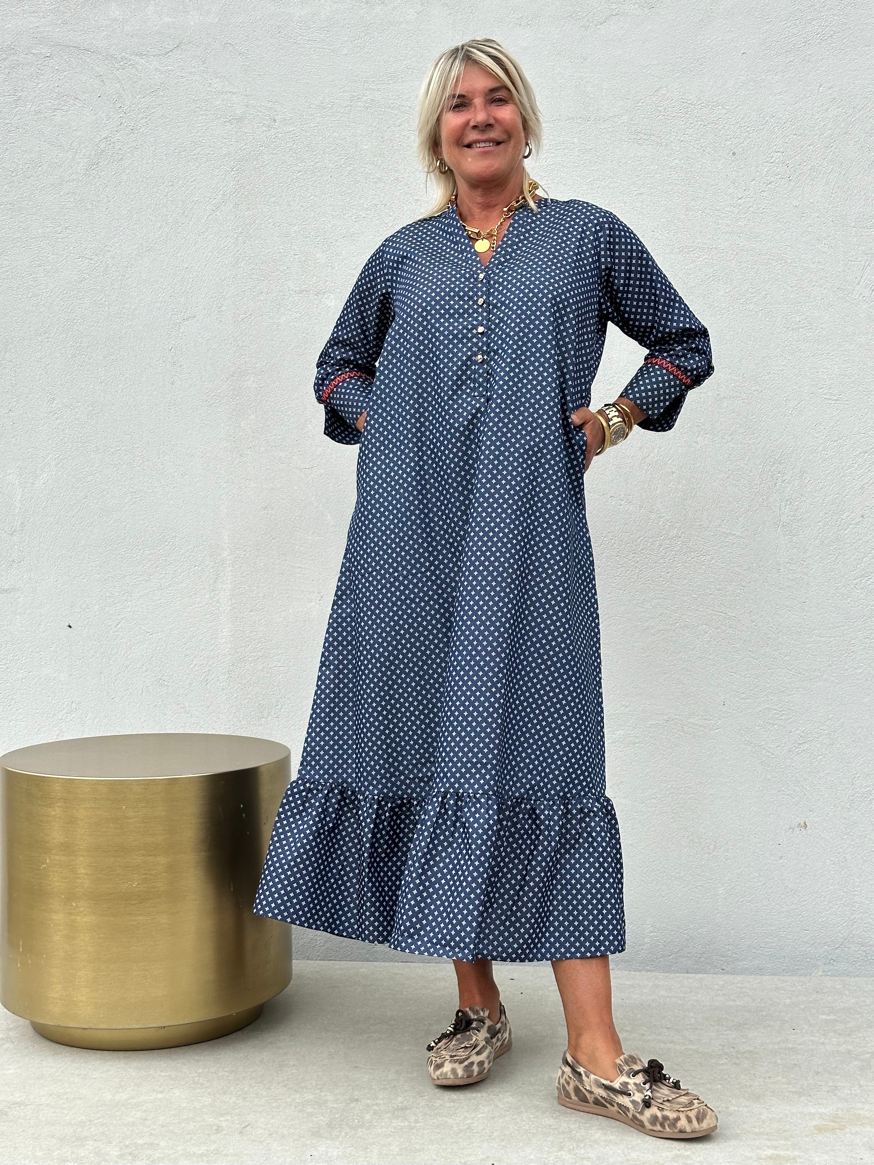 Gaspar 2607769 Loule dress denim blue