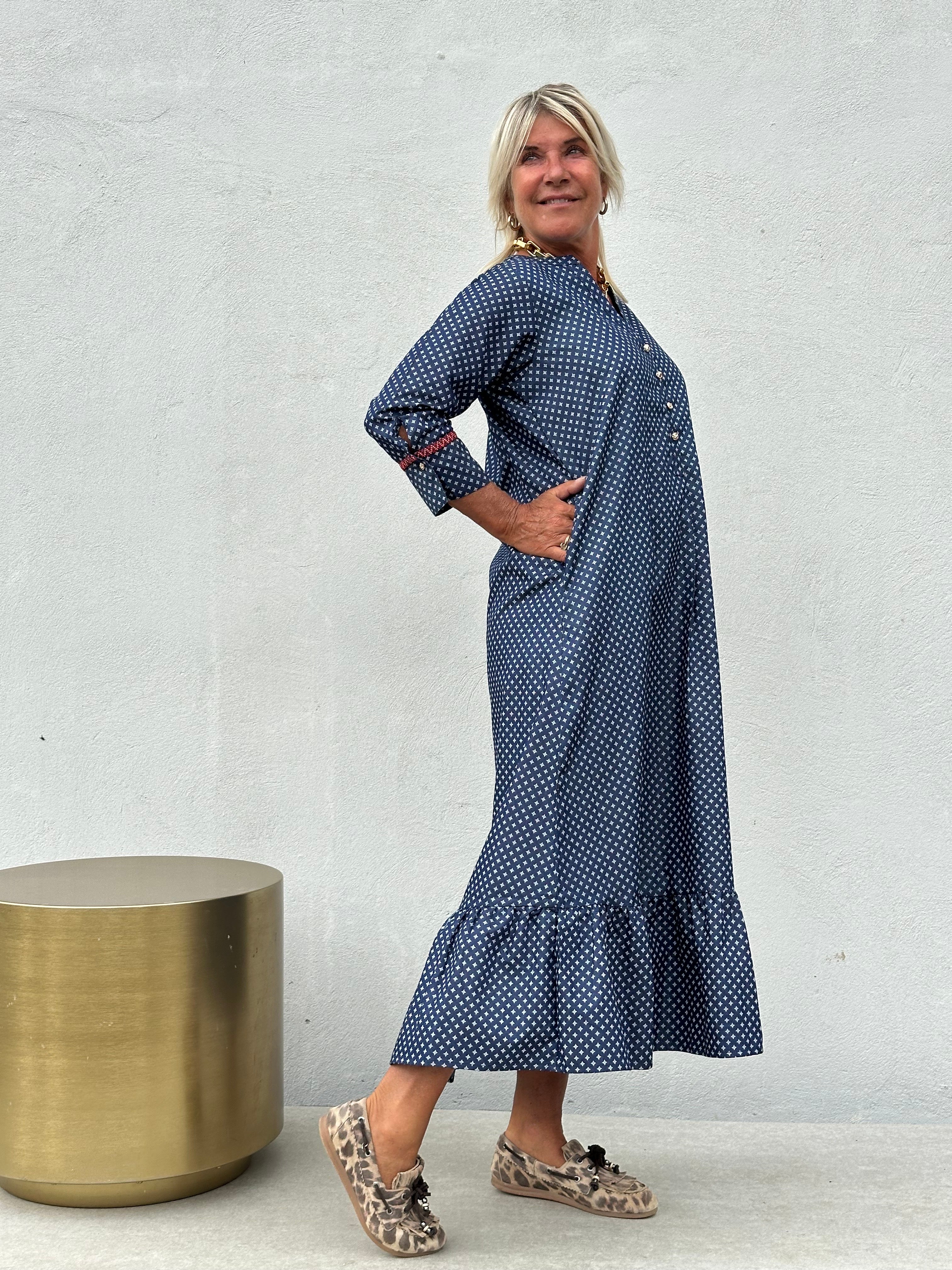Gaspar 2607769 Loule dress denim blue